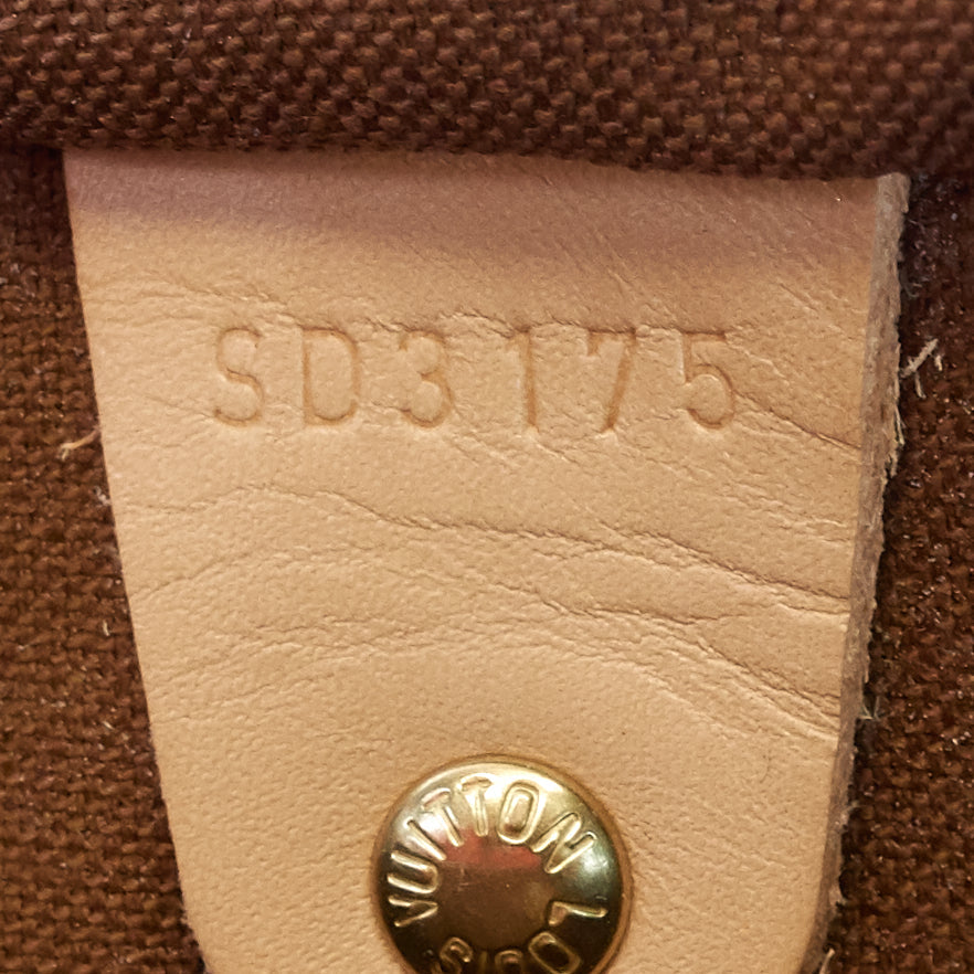Louis Vuitto Speedy 30 Monogram Canvas Bag