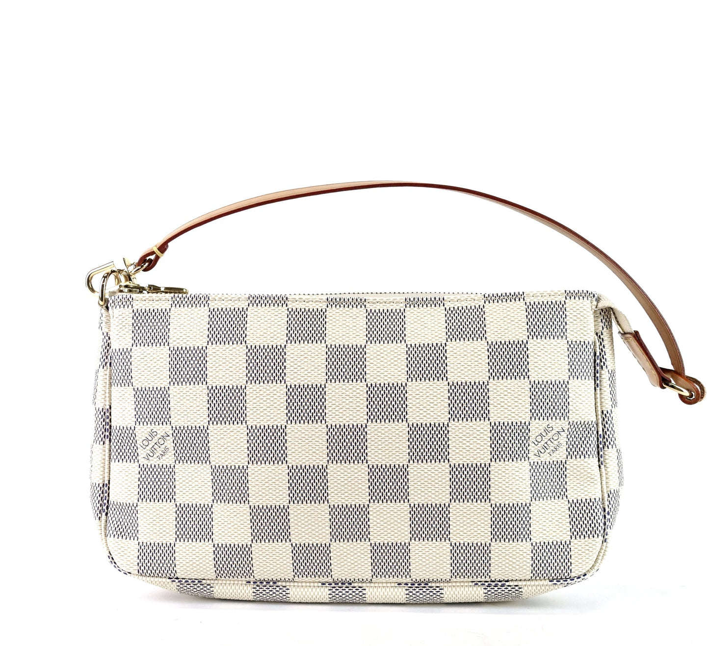 Louis Vuitto Pochette Accessoires Damier Azur Canvas Bag