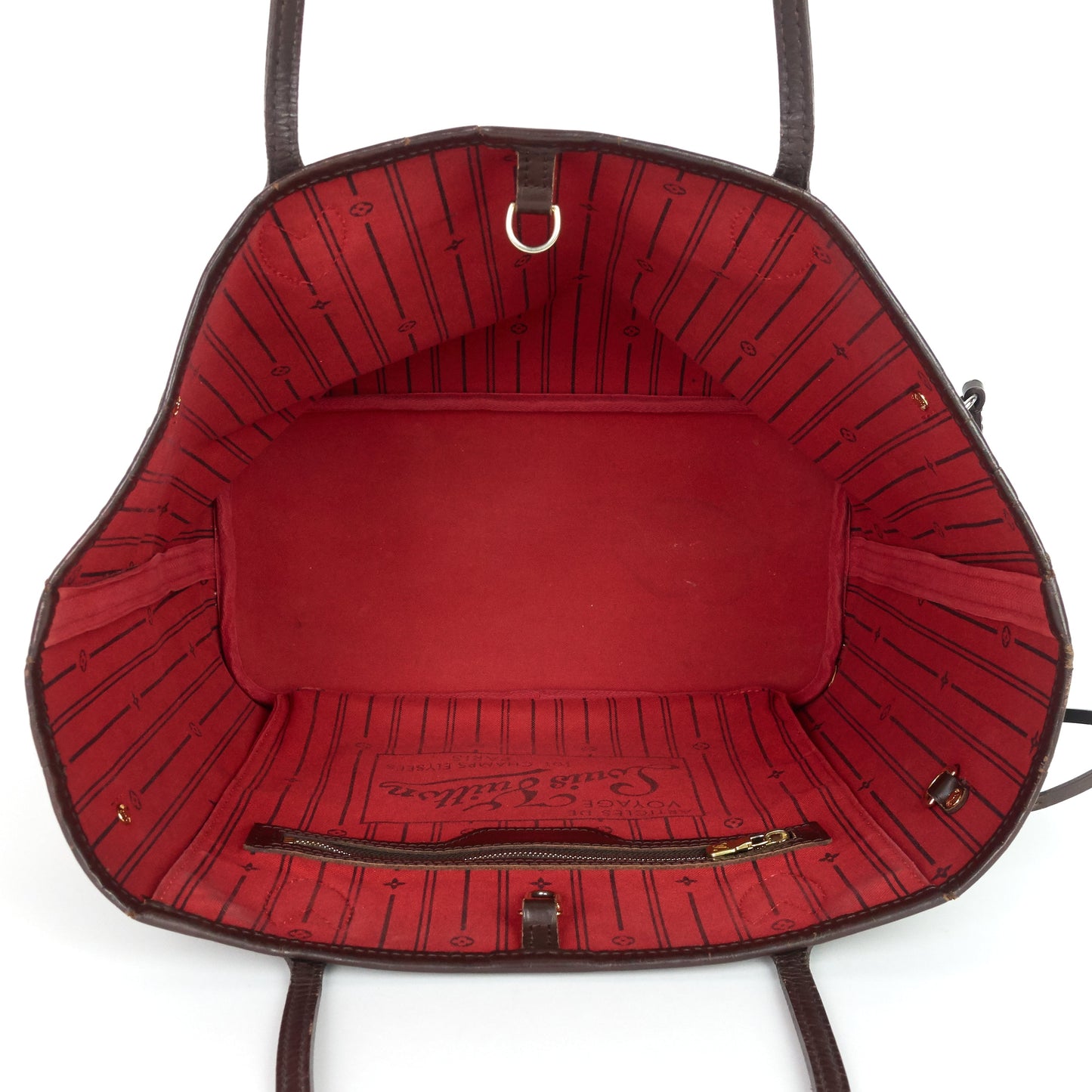 Louis Vuitto Neverfull MM Damier Ebene Canvas Bag