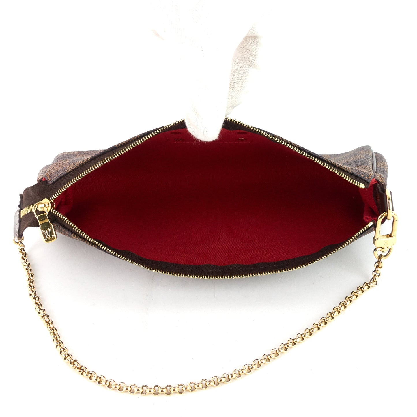 Louis Vuitto Eva Damier Ebene Canvas Bag