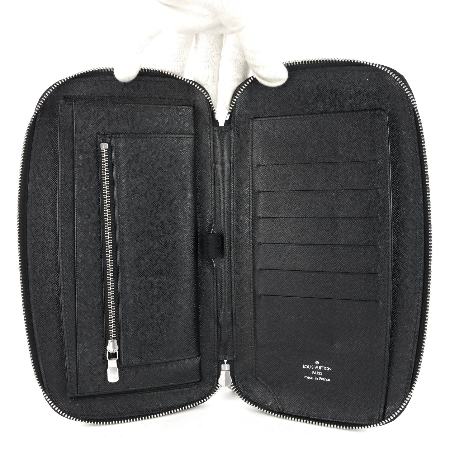 Louis Vuitto Atoll Taiga Leather Travel Organizer Bag