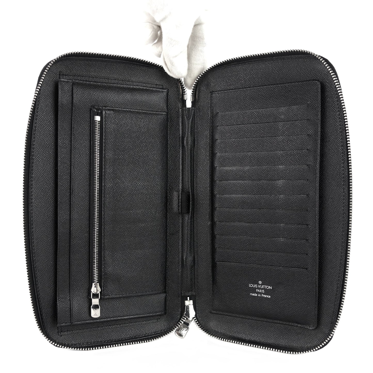 Louis Vuitto Travel Black Epi Leather Organizer