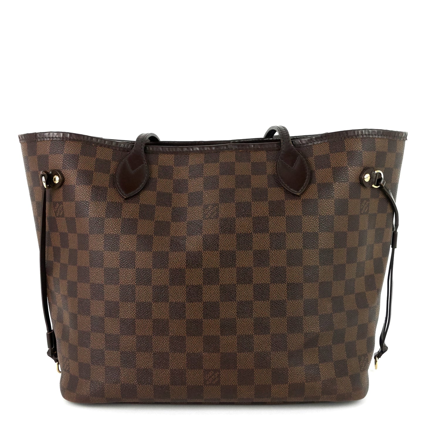 Louis Vuitto Neverfull MM Damier Ebene Canvas Bag