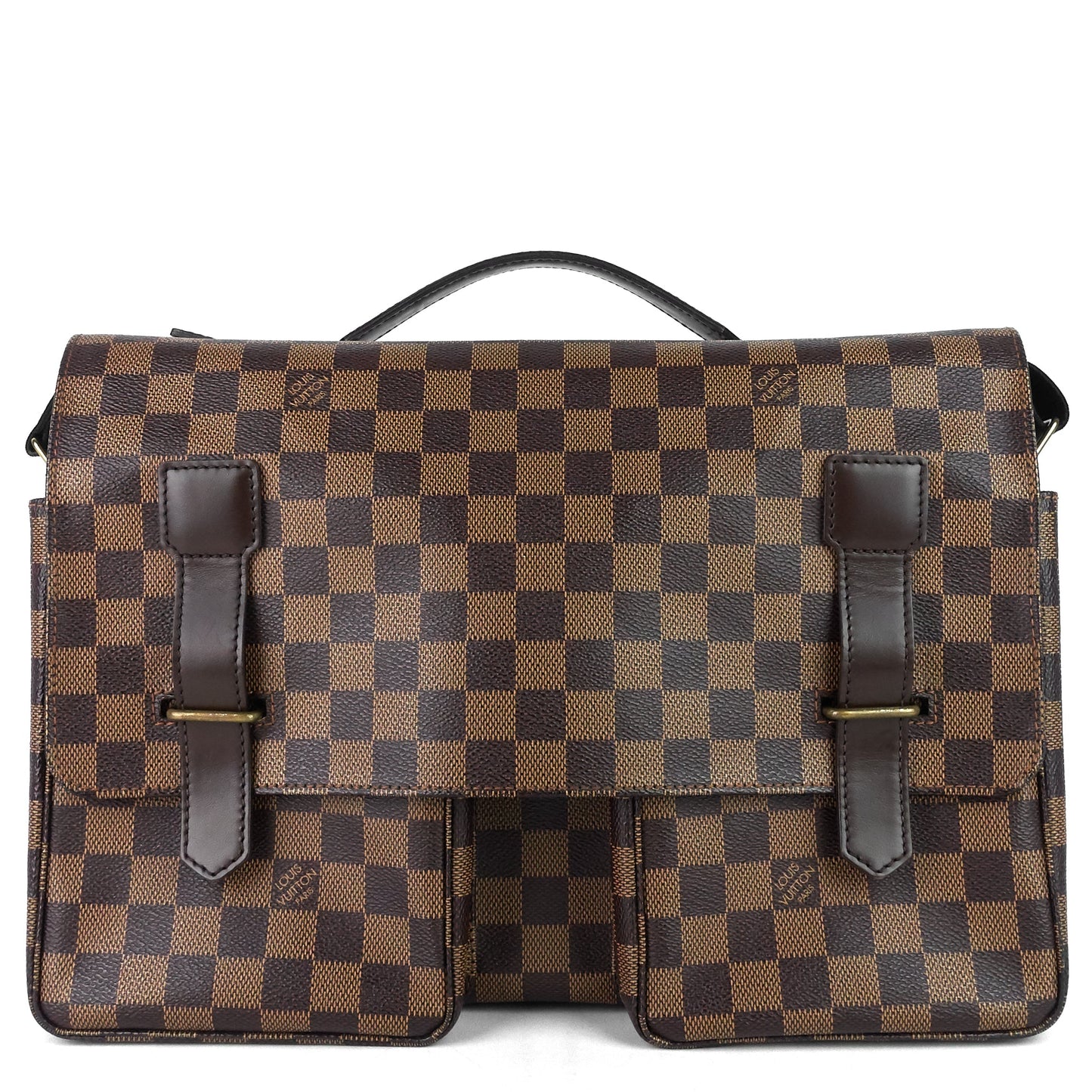 Louis Vuitto Broadway Damier Canvas Large Messenger Bag