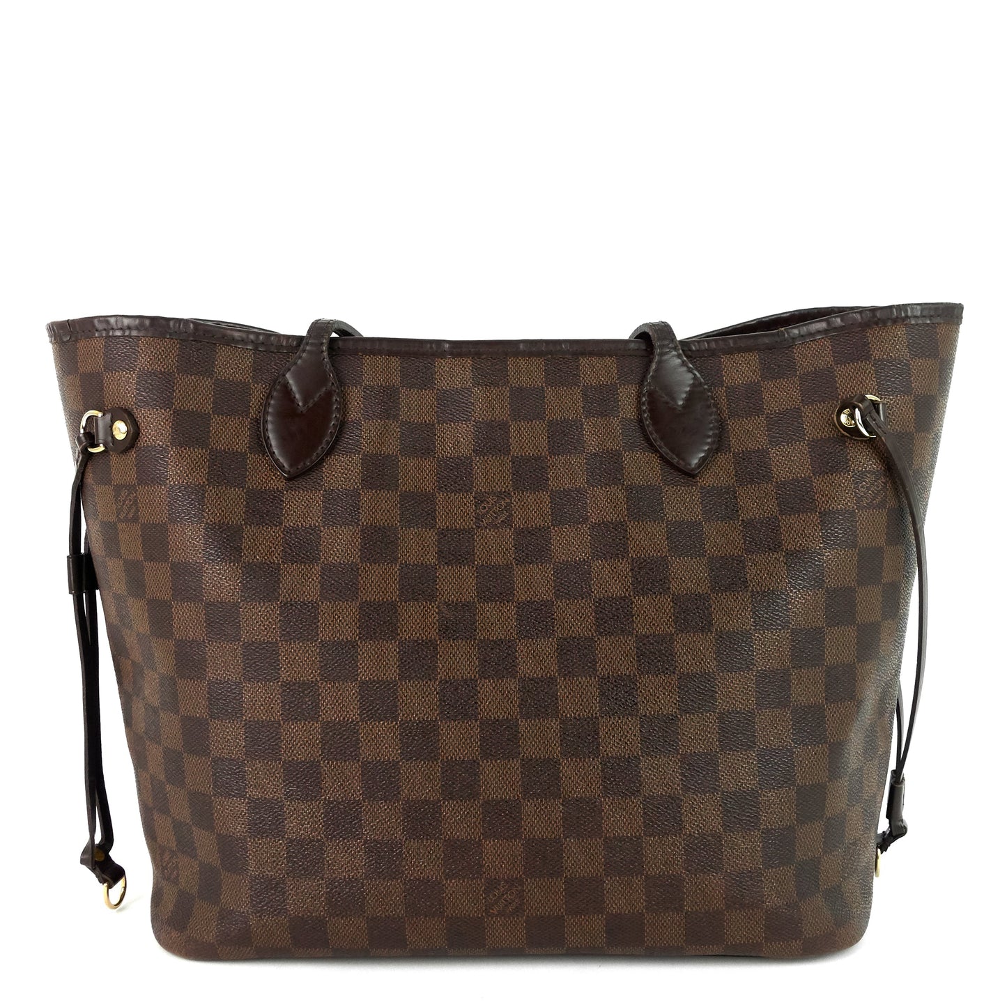 Louis Vuitto Neverfull MM Damier Ebene Canvas Bag
