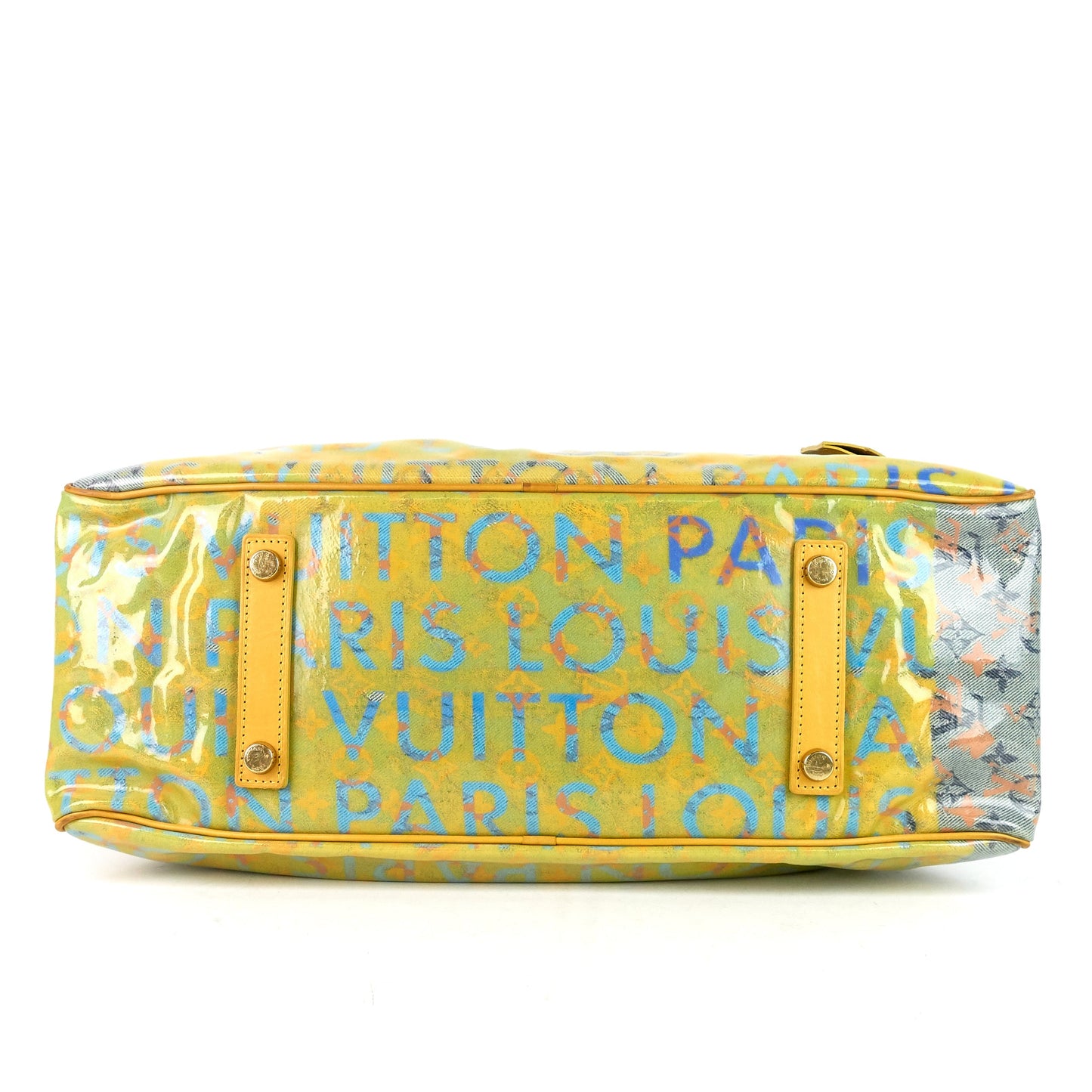 Louis Vuitto Richard Prince Defile Weekender GM Pulp Canvas Bag