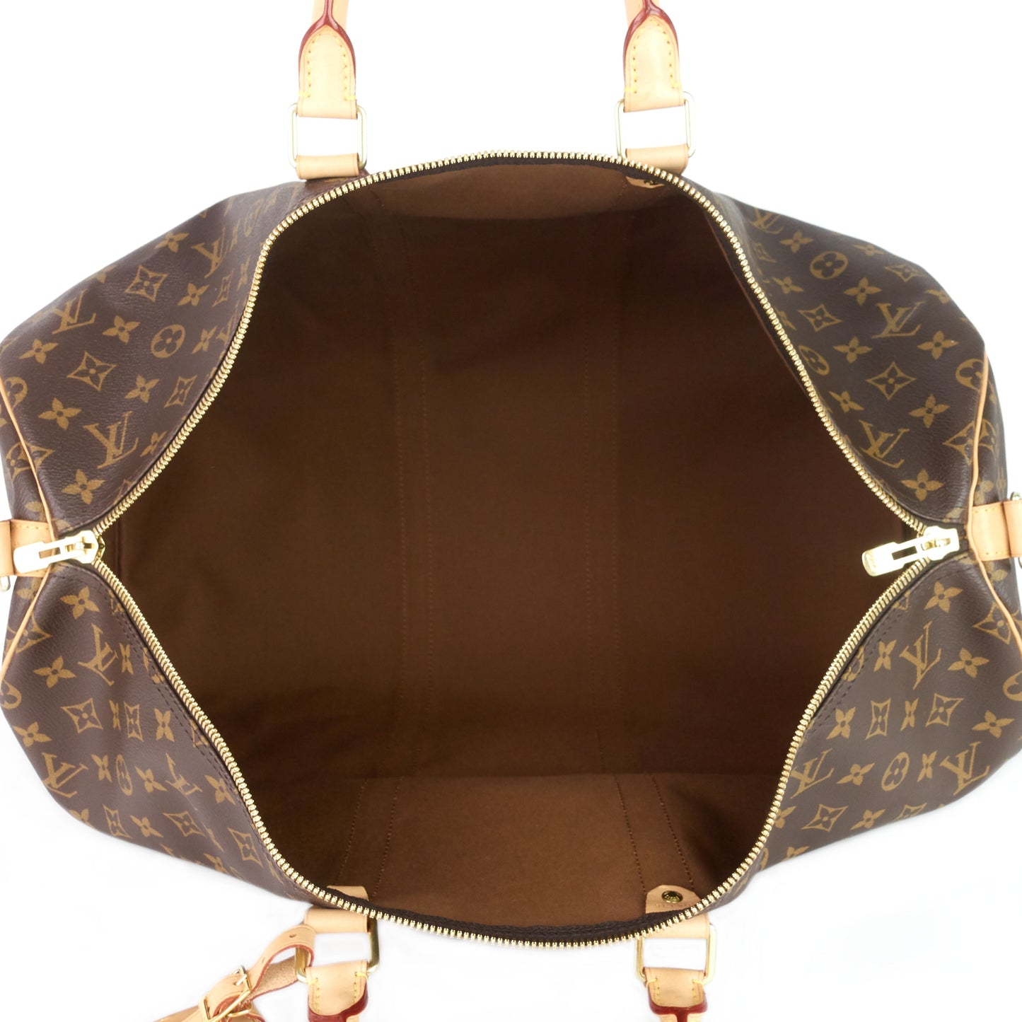 Louis Vuitto Keepall 55 BandouliÃ¨re Monogram Canvas Bag