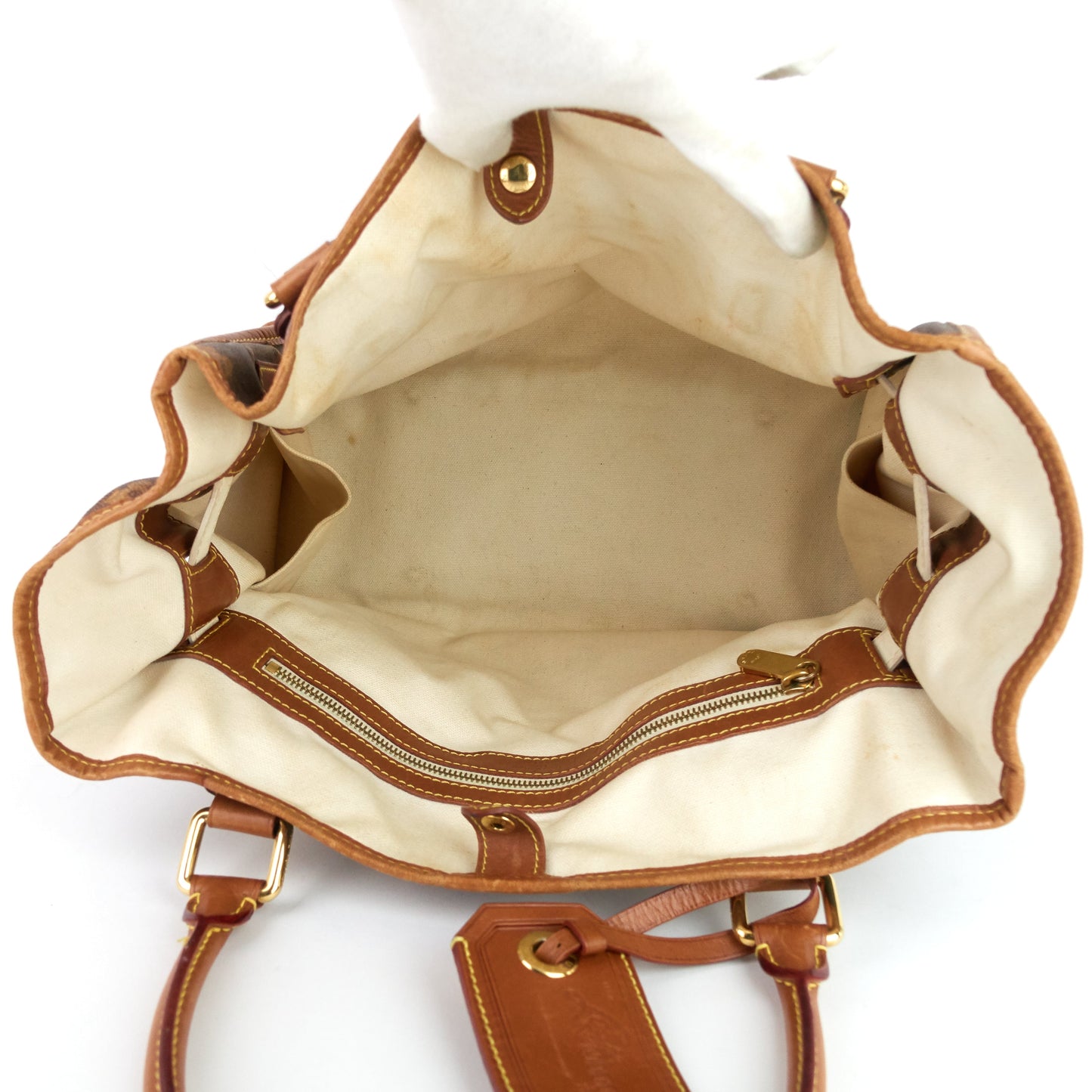 Louis Vuitto Rayures Tisse GM Monogram Canvas Bag