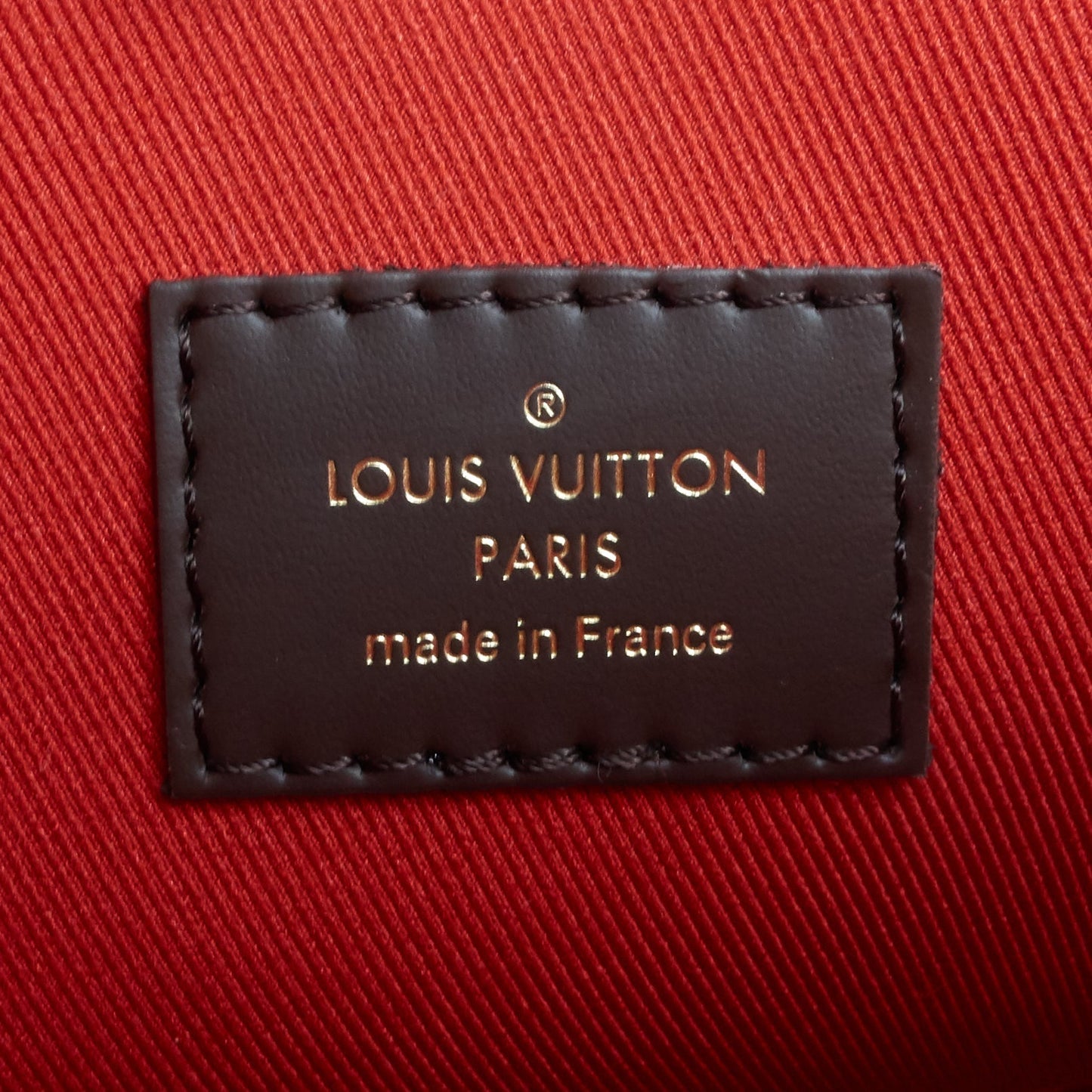 Louis Vuitto Croisette Damier Ebene Canvas Bag