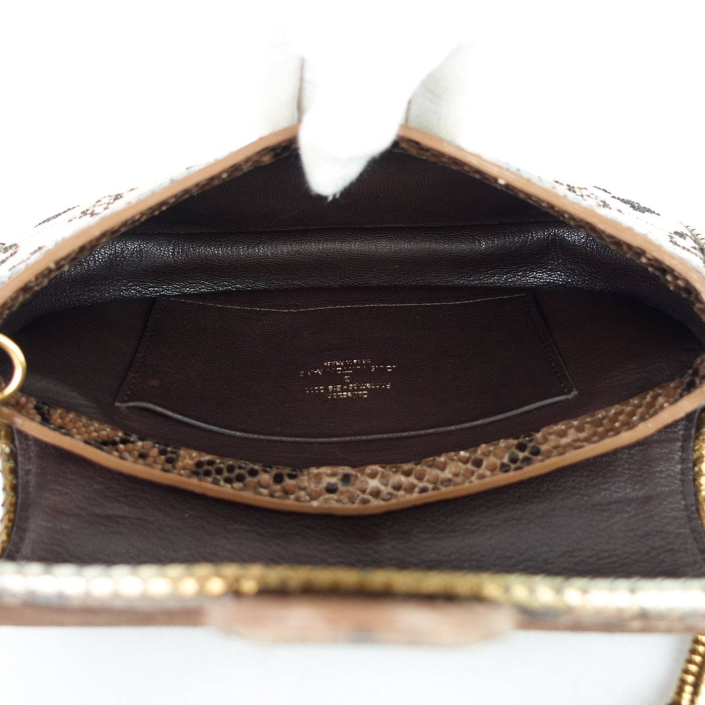 Louis Vuitto Empire Levant Suede and Python Bag