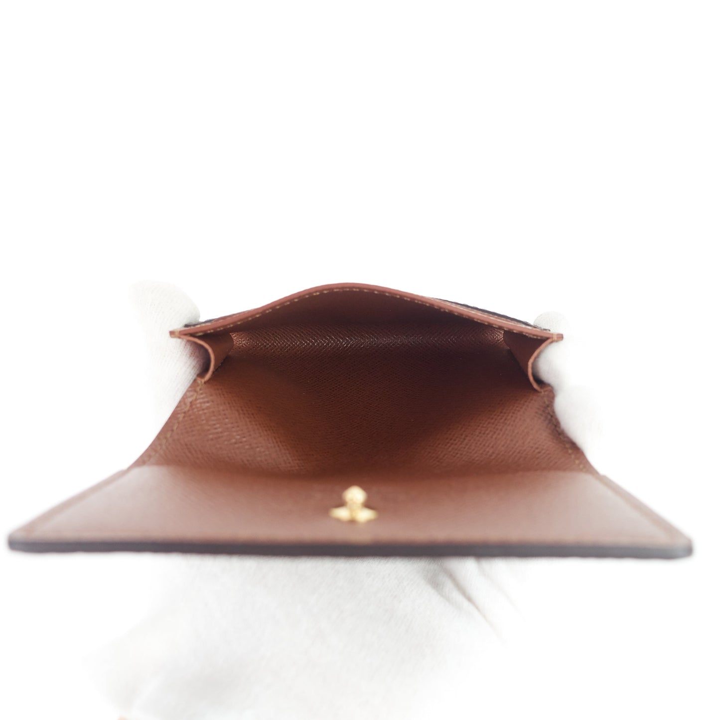 Louis Vuitto Envelope Business Monogram Canvas Card Holder