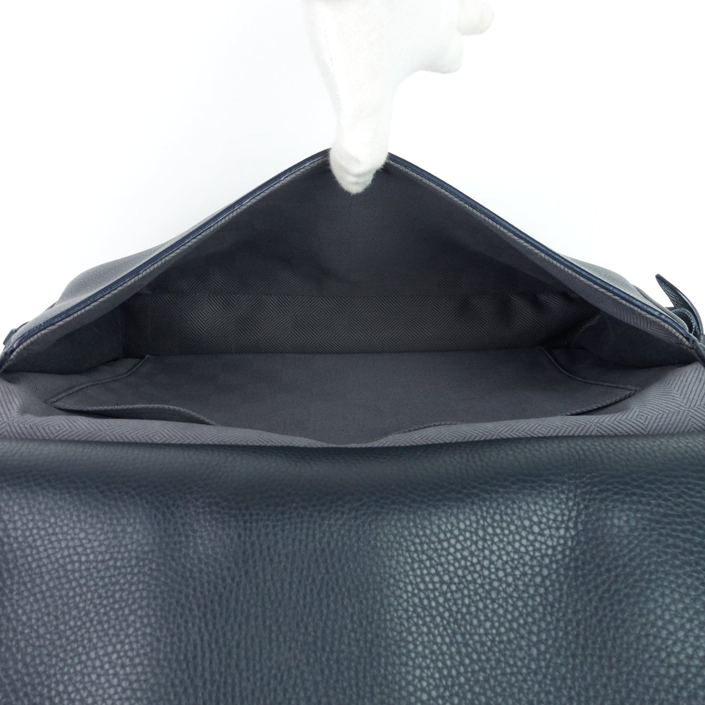 Louis Vuitto Stelios Naxos Leather Messenger Bag