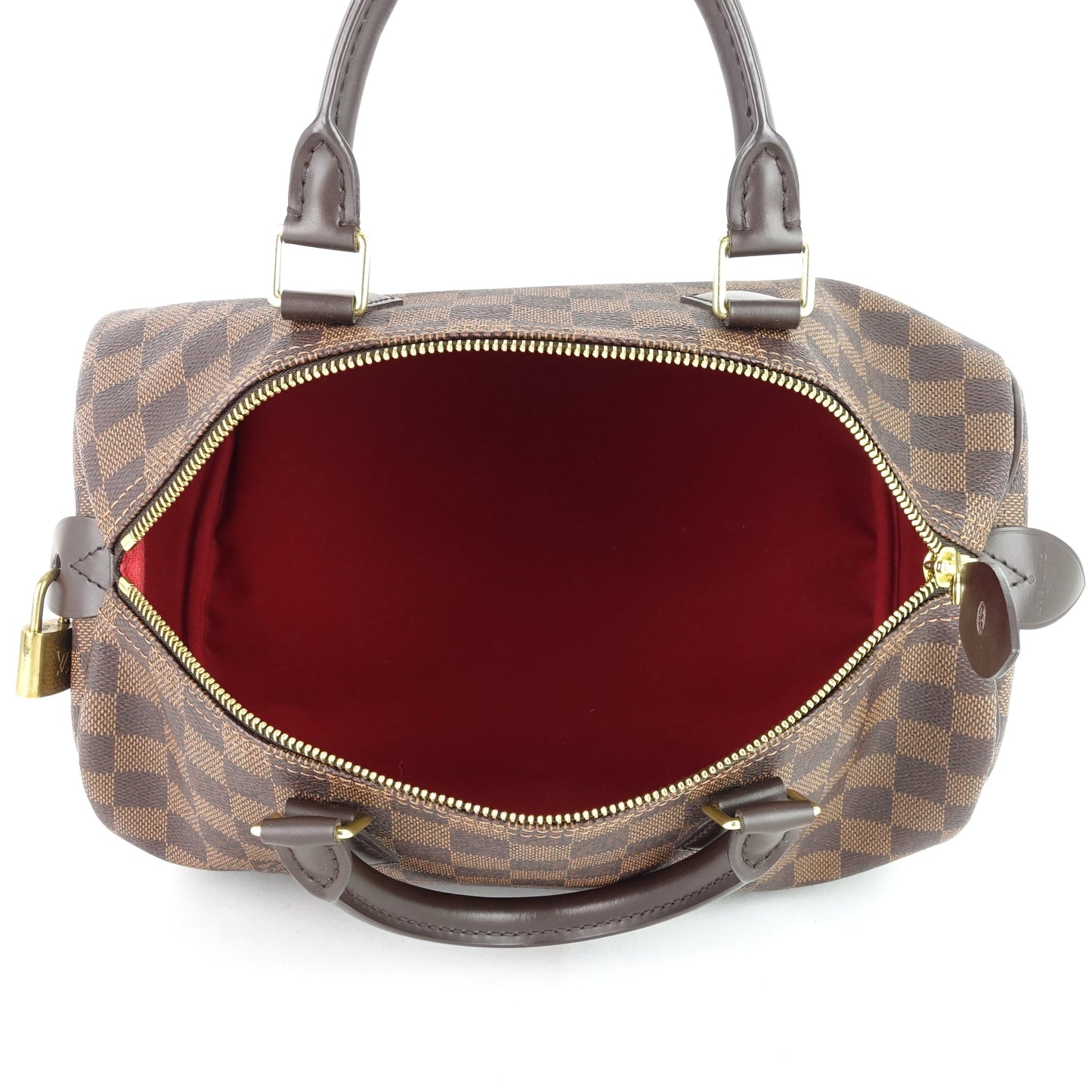 Louis Vuitto Speedy 30 Damier Ebene Canvas Bag