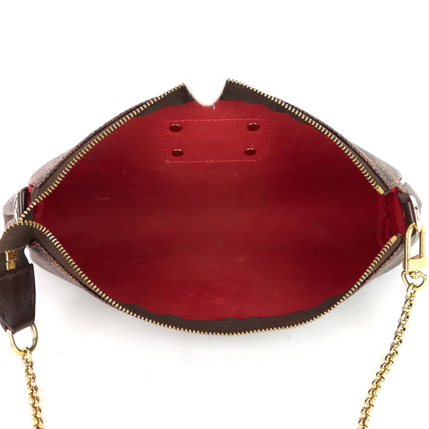 Louis Vuitto Eva Damier Ebene Canvas Bag