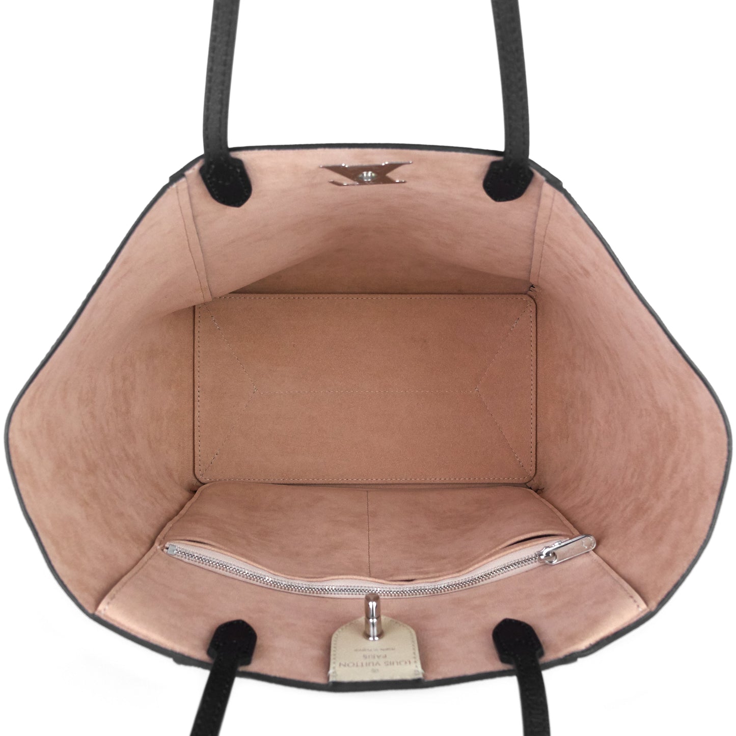 Louis Vuitto LockMe Cabas Calfskin Leather Tote Bag