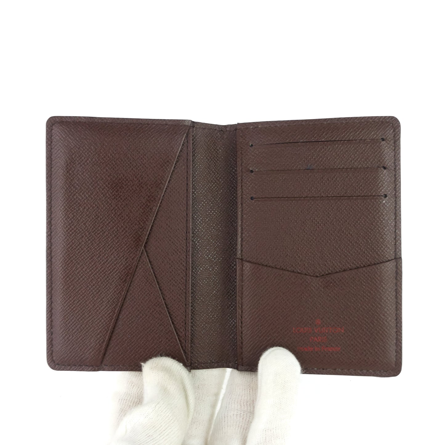 Louis Vuitto Damier Ebene Canvas Pocket Organizer