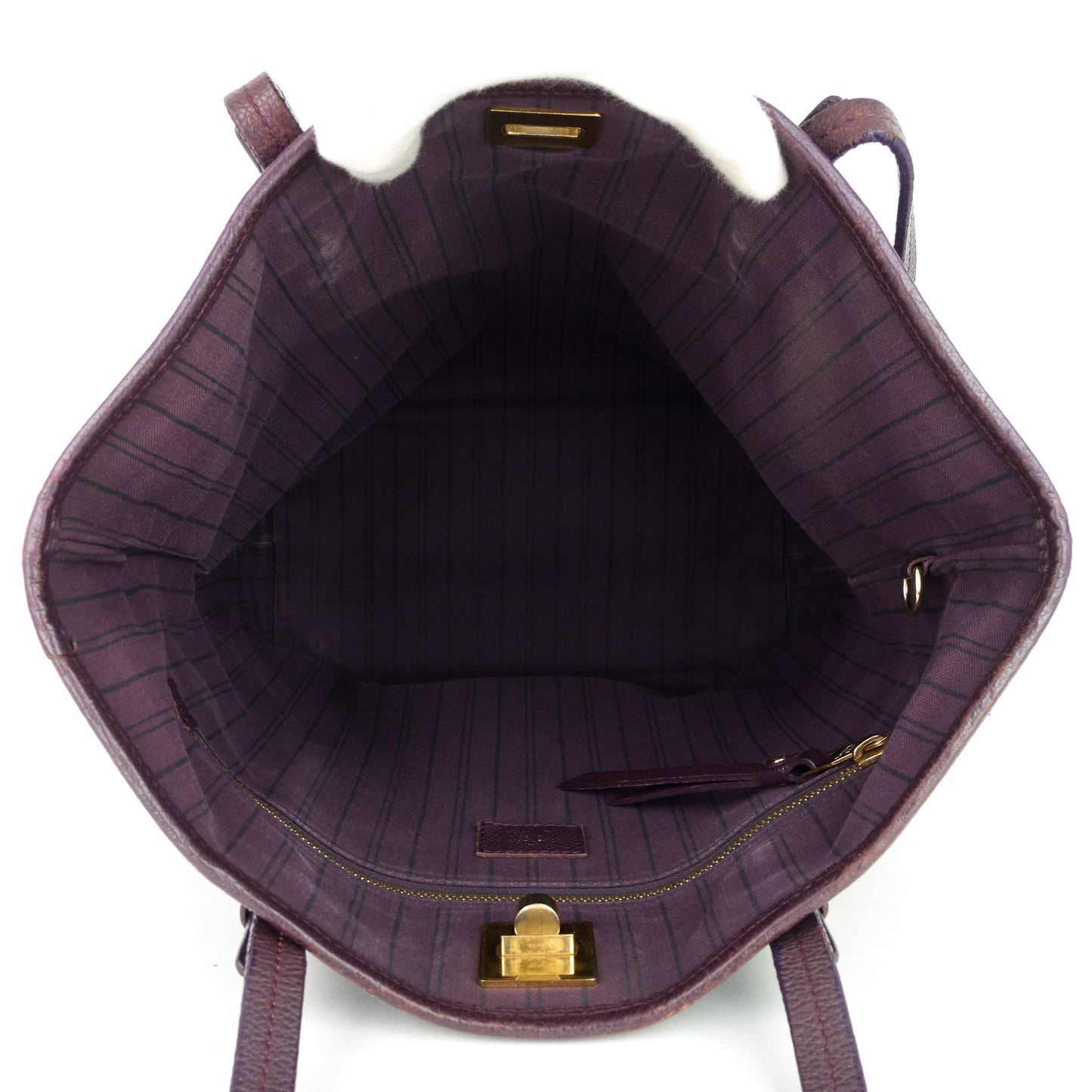 Louis Vuitto Citadine Monogram Empreinte Leather Tote Bag