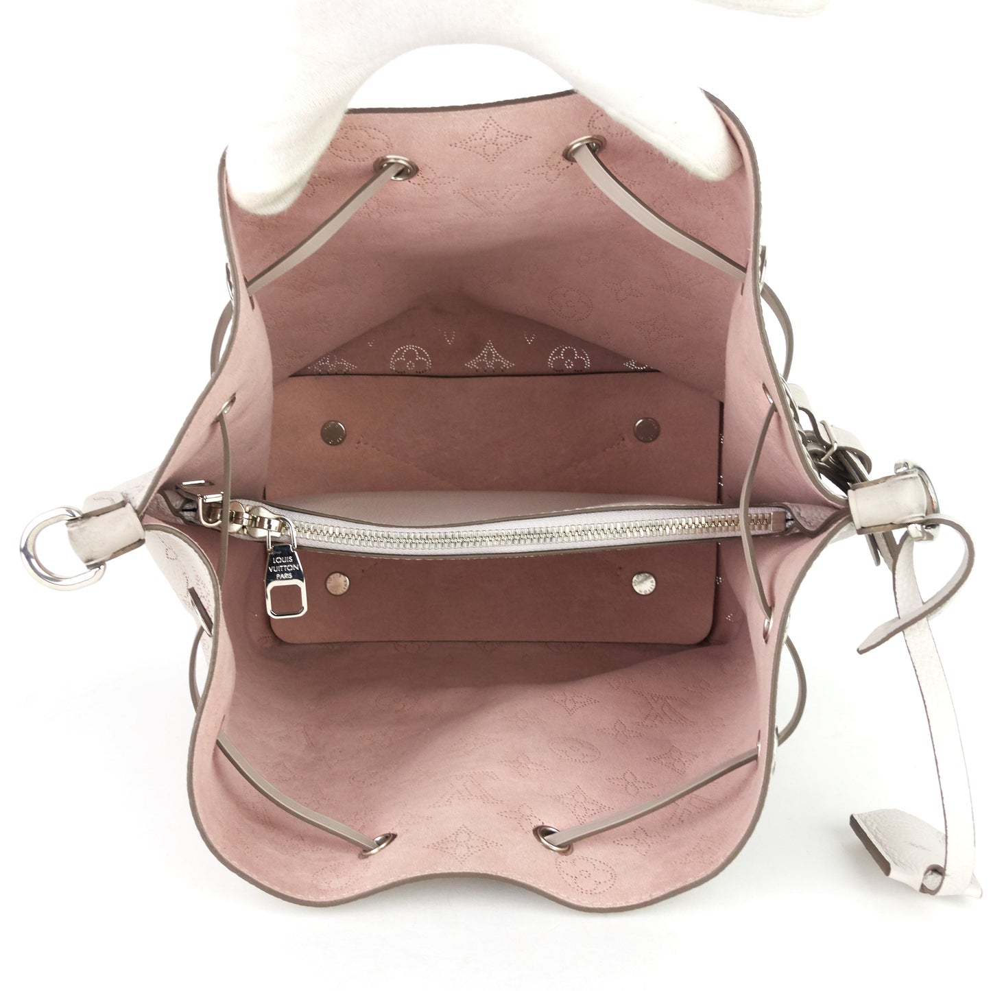 Louis Vuitto Muria Mahina Calfskin Hobo Bag