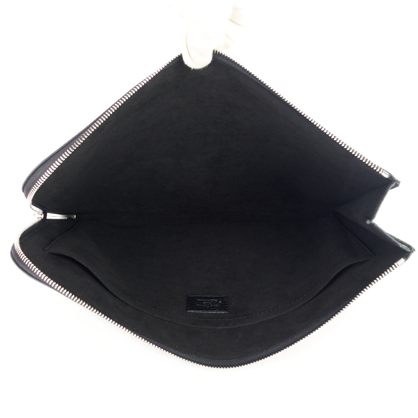Louis Vuitto Zip Around Jour GM Taurillon Leather Pochette Bag