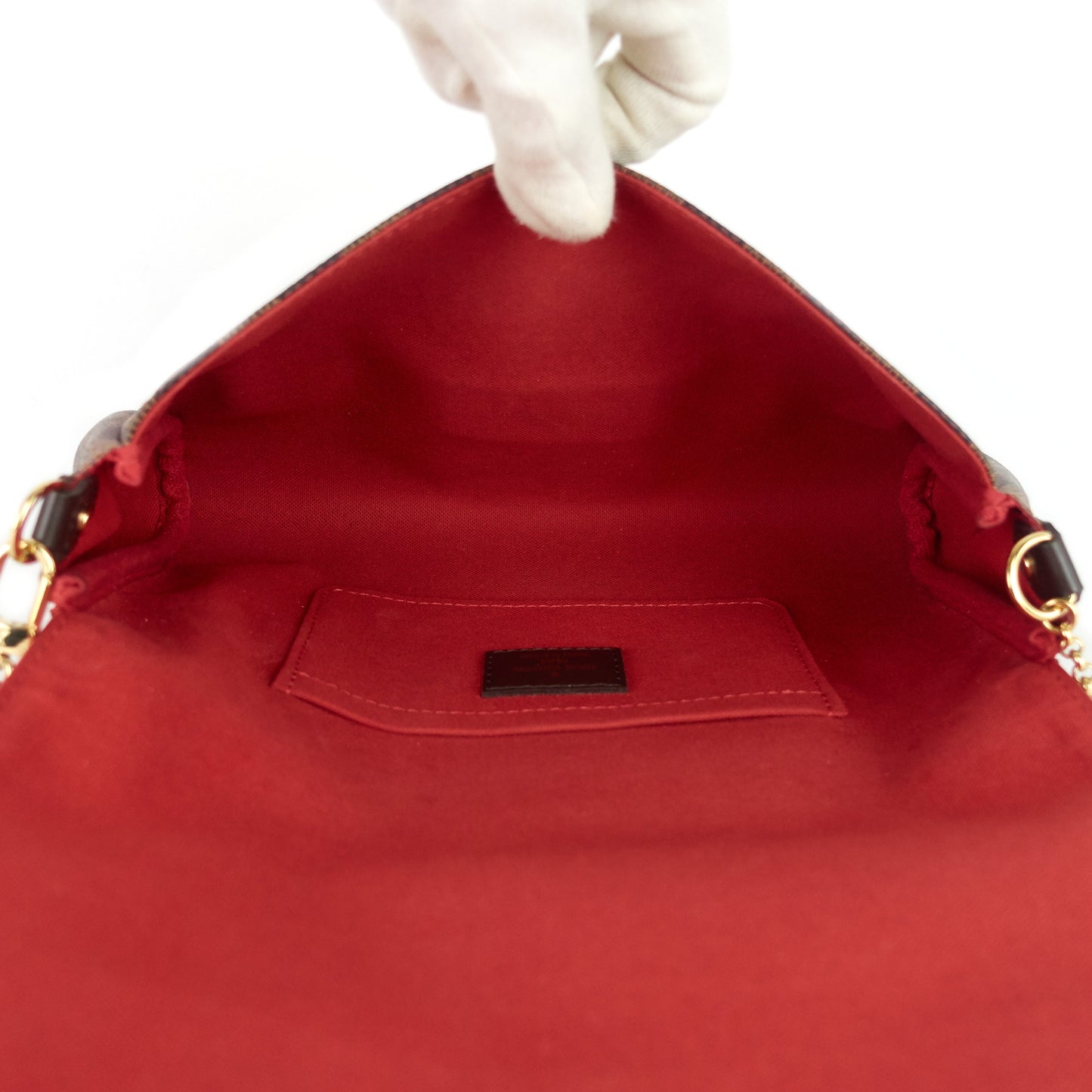 Louis Vuitto Favorite MM Damier Ebene Canvas Bag