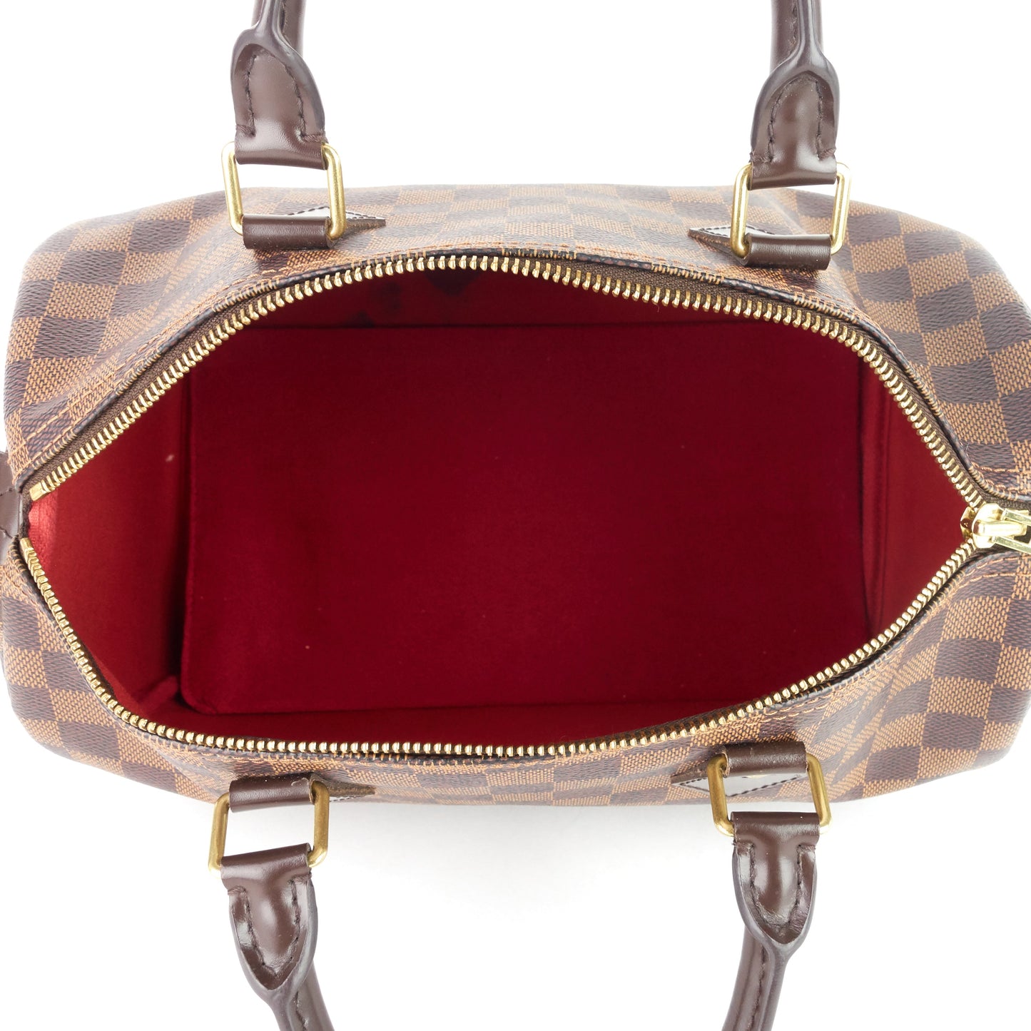 Louis Vuitto Speedy 30 Damier Ebene Canvas Bag