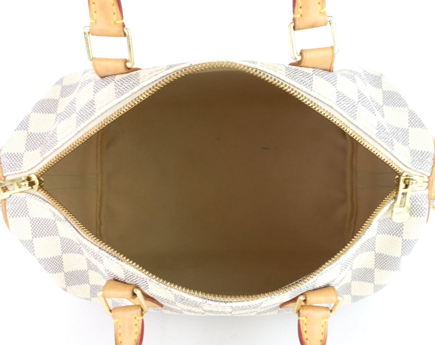 Louis Vuitto Speedy 30 Bandouliere Damier Azur Canvas Bag