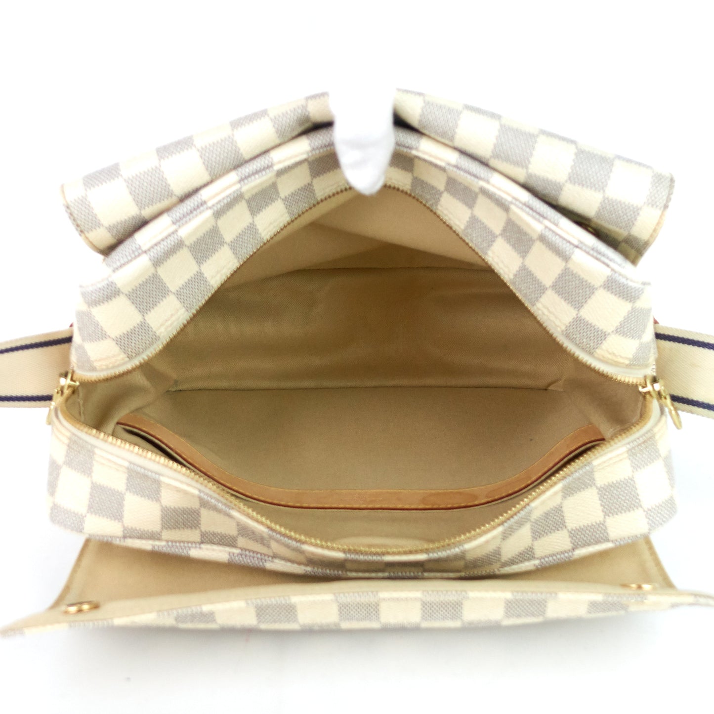 Louis Vuitto Naviglio Damier Azur Canvas Messenger Bag