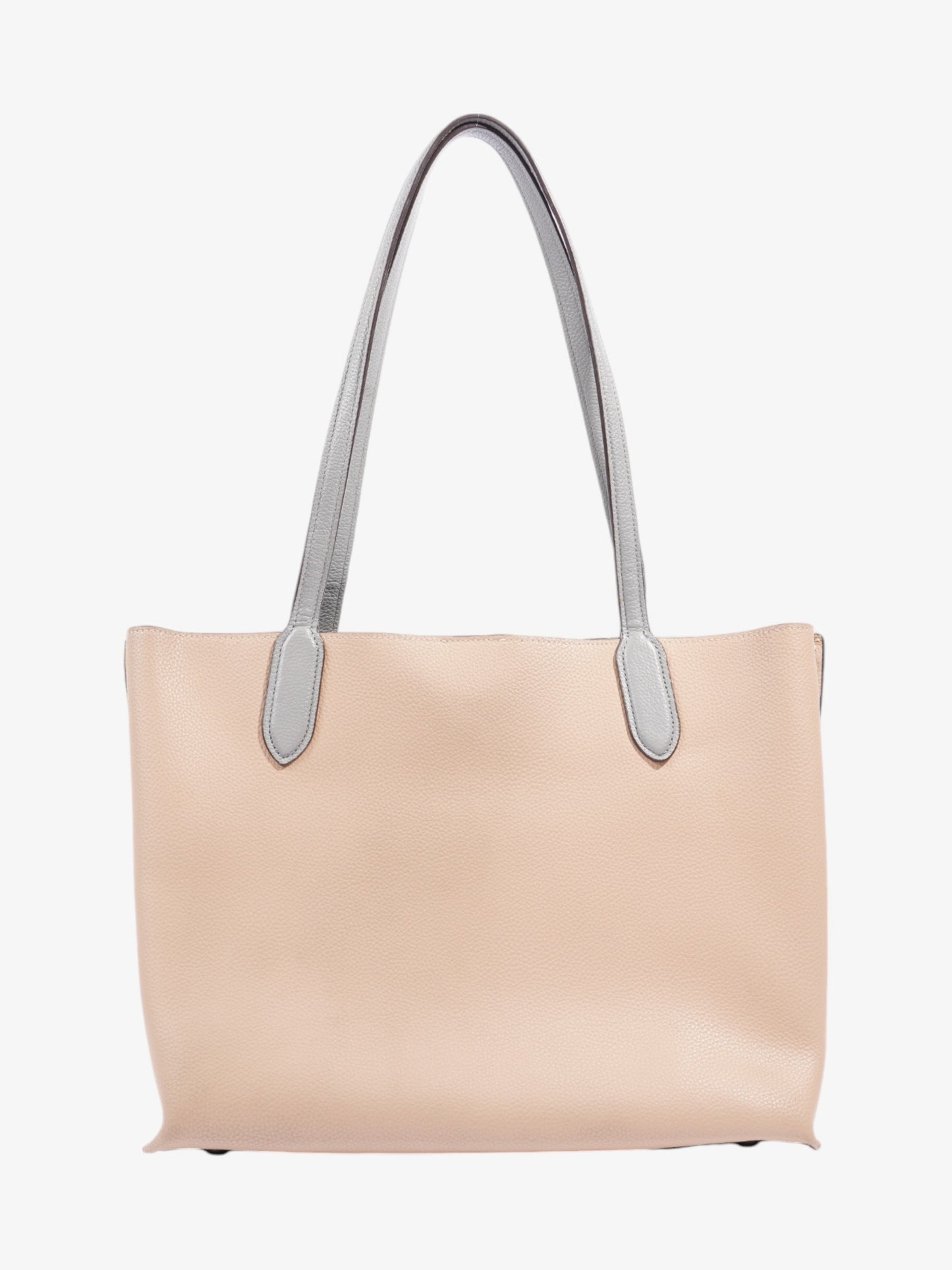 Coach Willow Tote Nude / Grey Leather