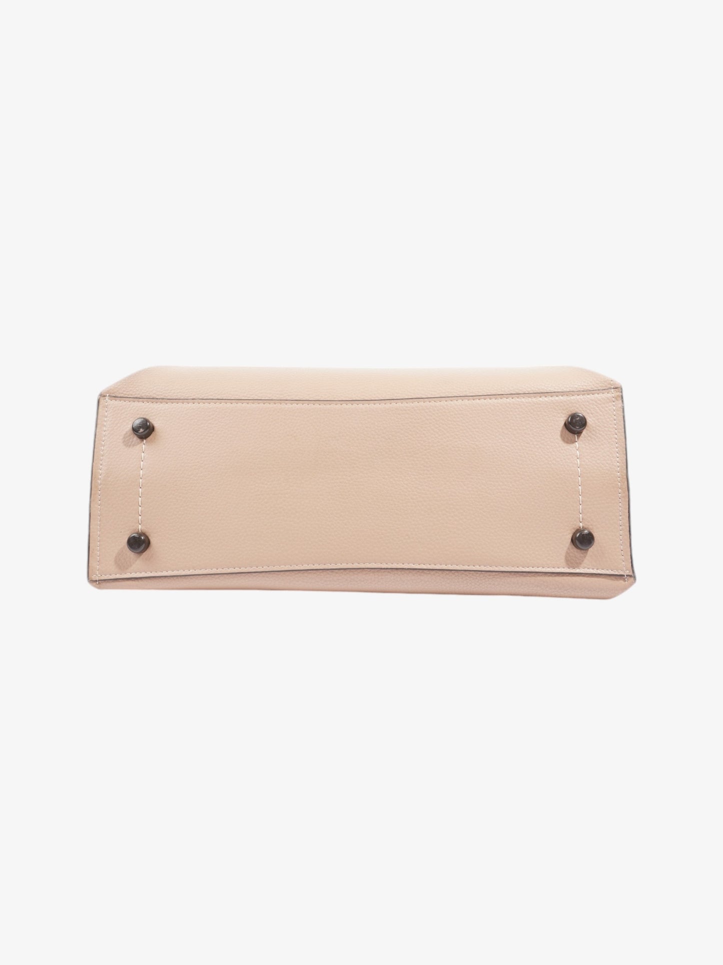 Coach Willow Tote Nude / Grey Leather