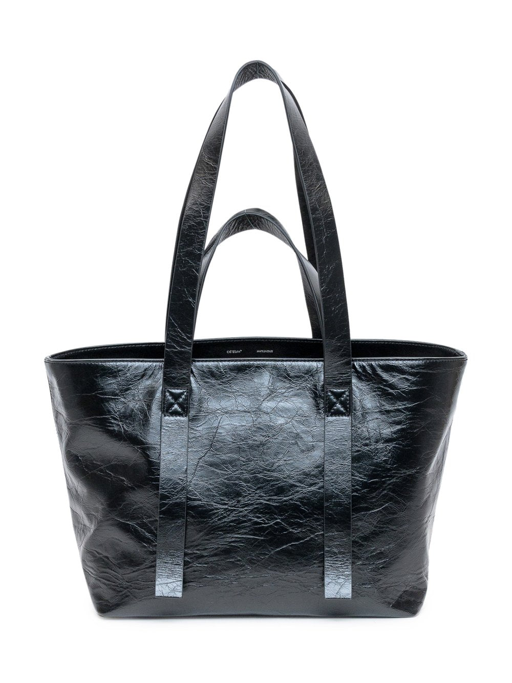 OFF WHITE COMMERCIAL LOGO TOTE BAG