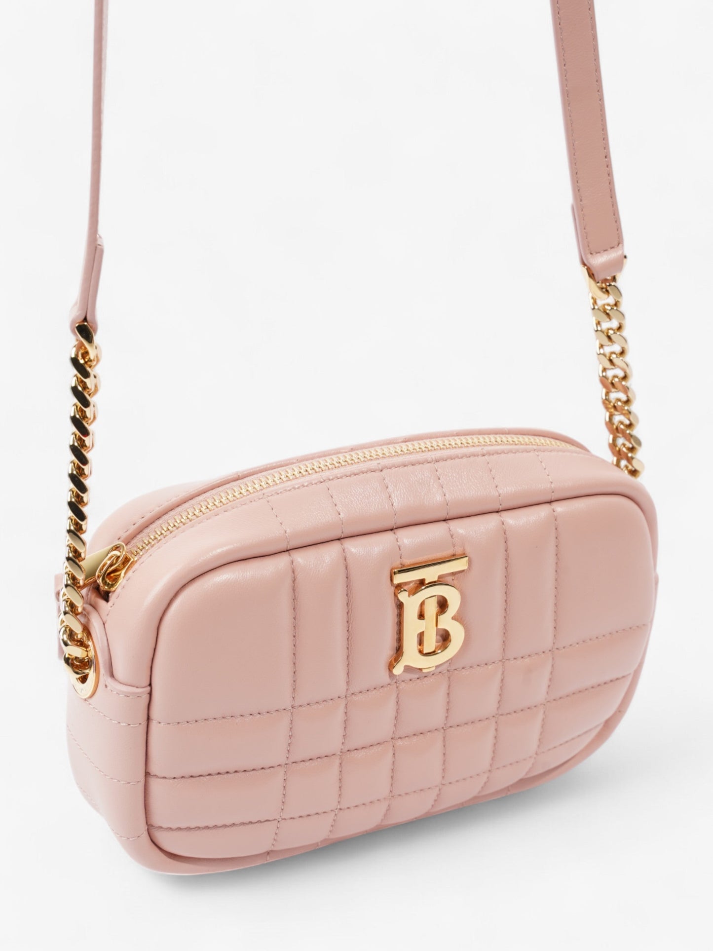 Burberry Lola Camera Bag Pink Nappa Leather Small