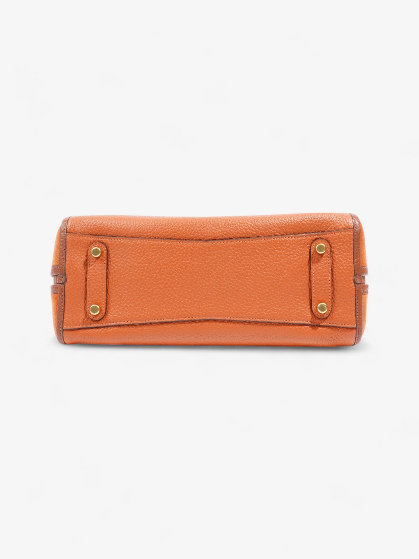 Coach Lori Orange / Brown Leather