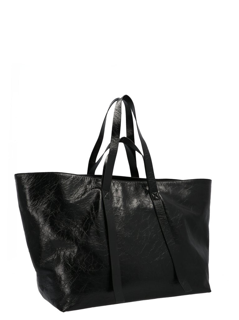 OFF WHITE COMMERCIAL LOGO TOTE BAG