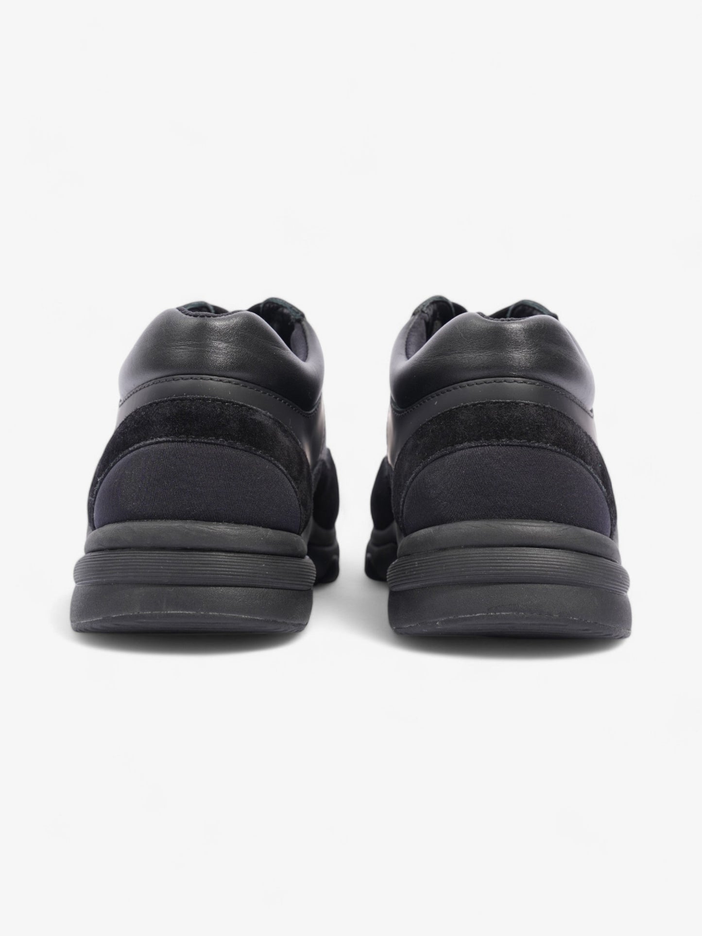 Chanel CC Logo Black Suede EU 37 UK 4