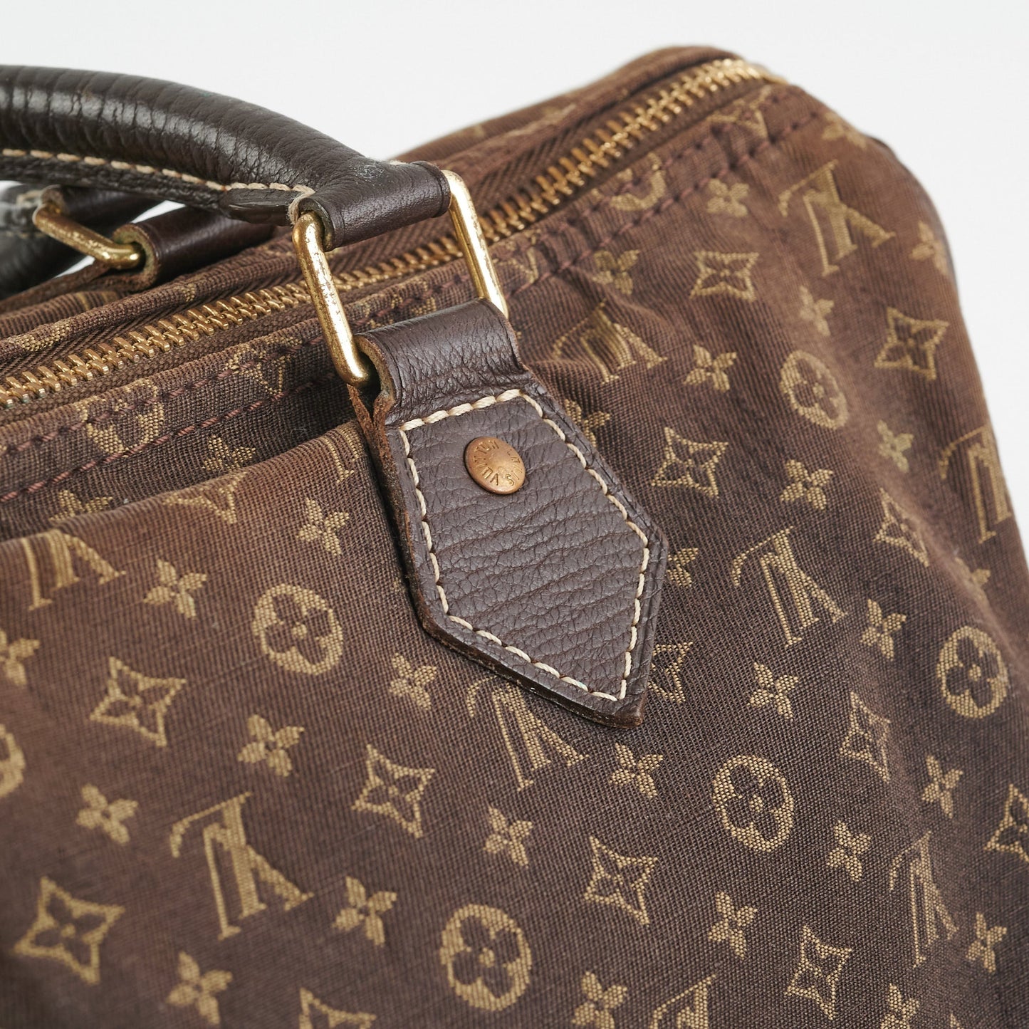 Louis Vuitton Speedy 30 Brown Denim