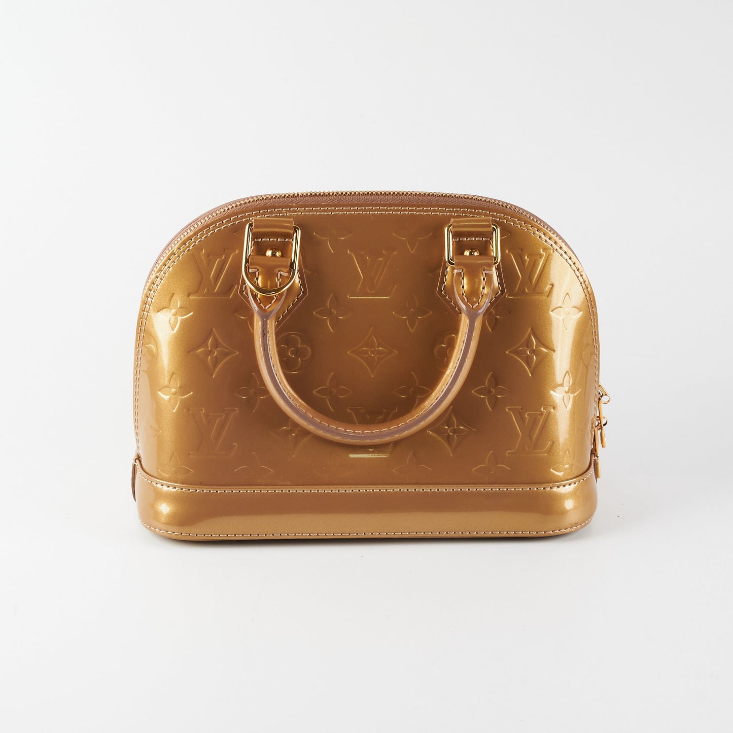 Louis Vuitton Vernis Alma BB Gold