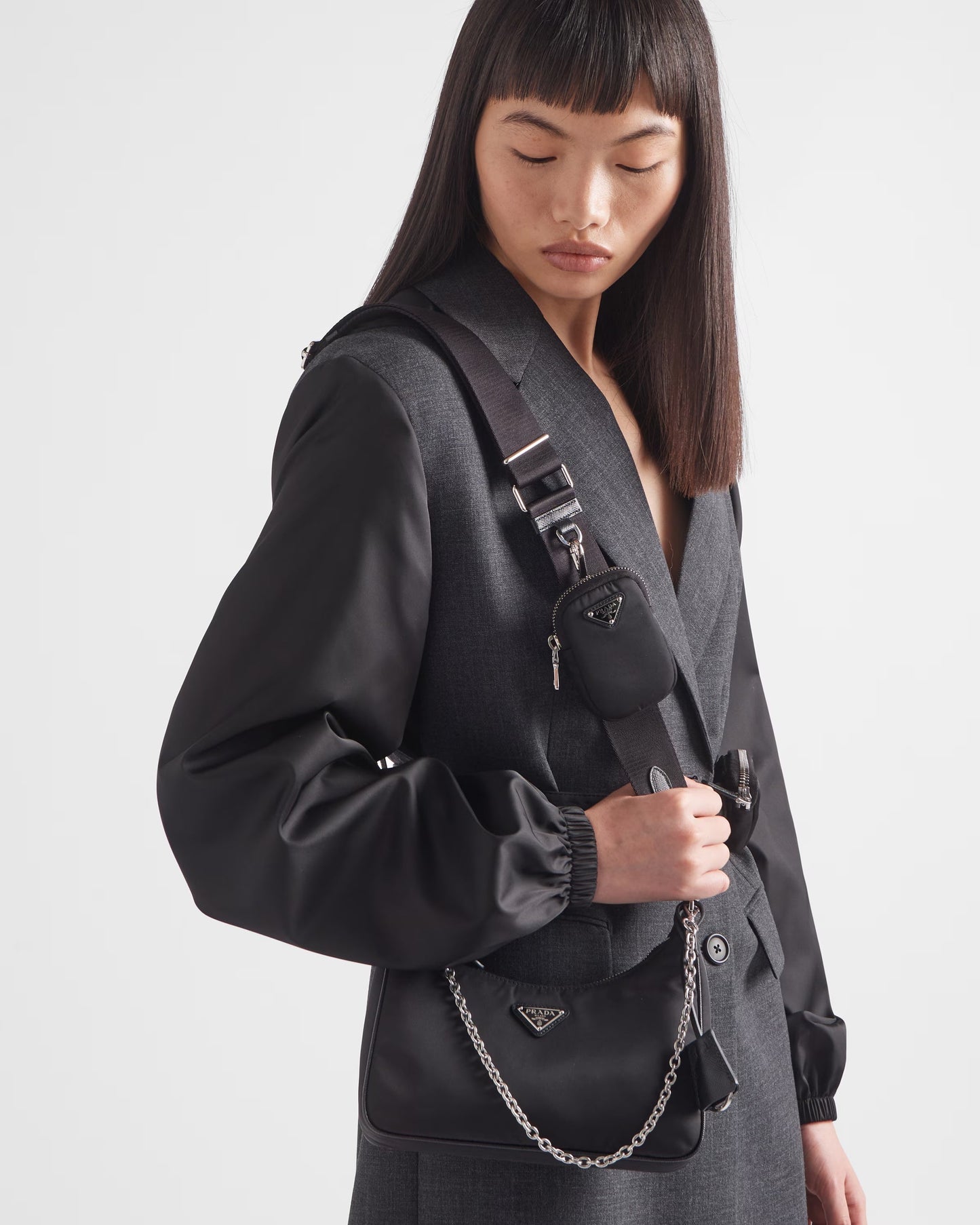 PRADA NYLON RE-EDITION 2005 CROSSBODY BAG