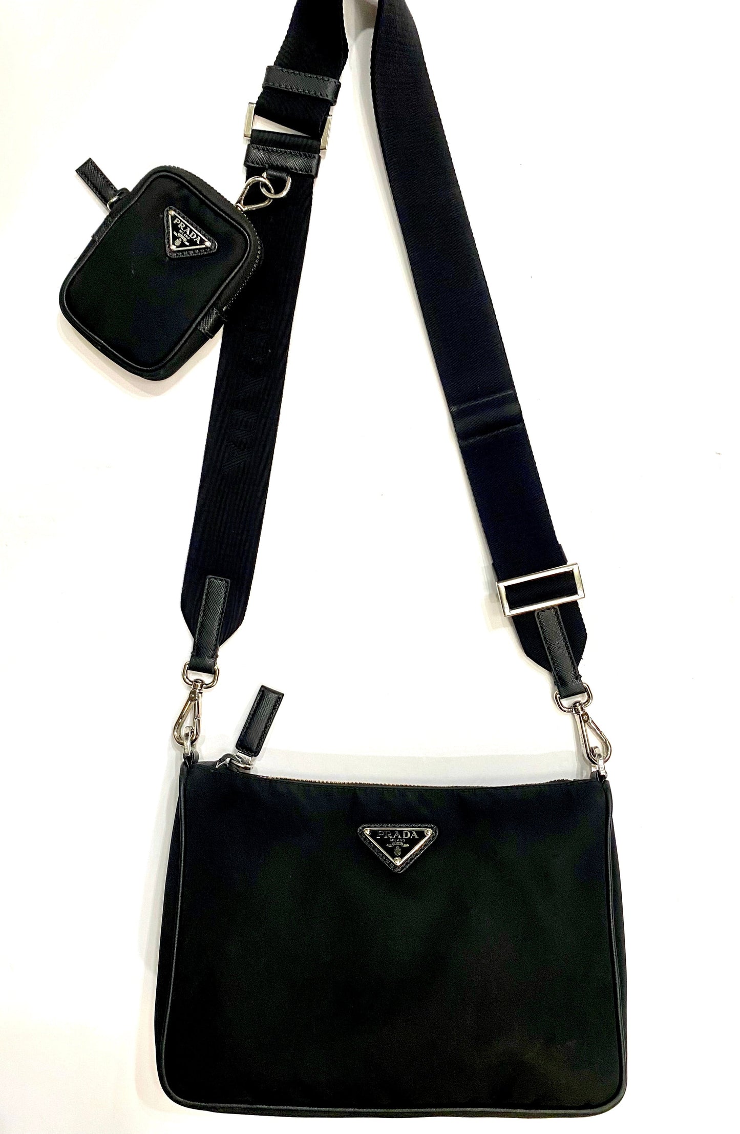 PRADA RE-EDITION SAFFIANO LEATHER SMALL CROSSBODY BAG