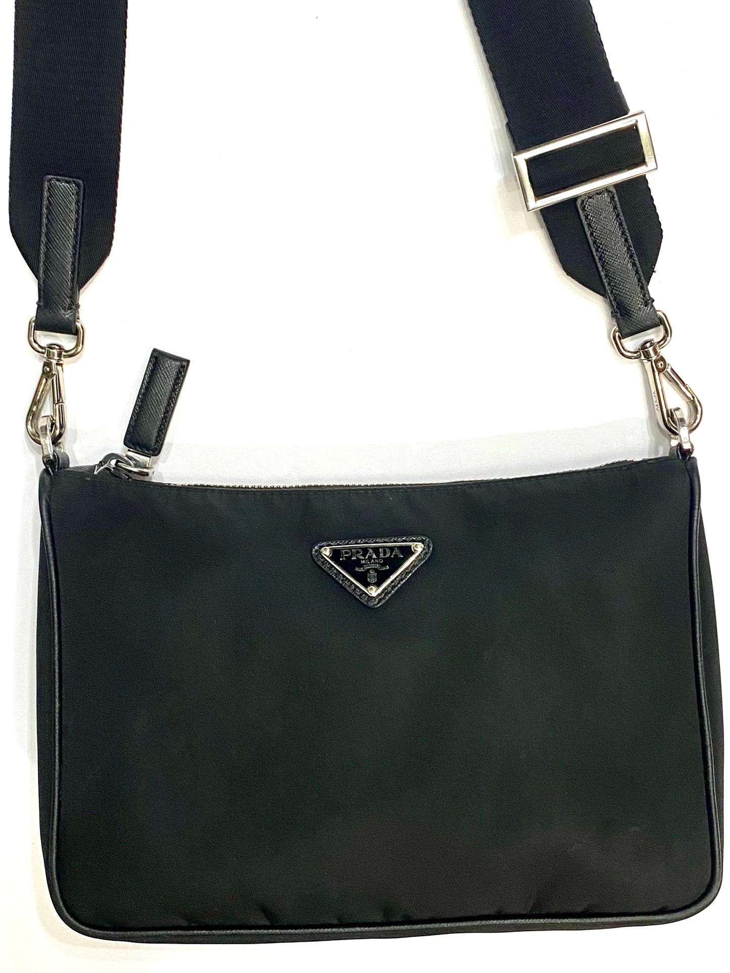 PRADA RE-EDITION SAFFIANO LEATHER SMALL CROSSBODY BAG