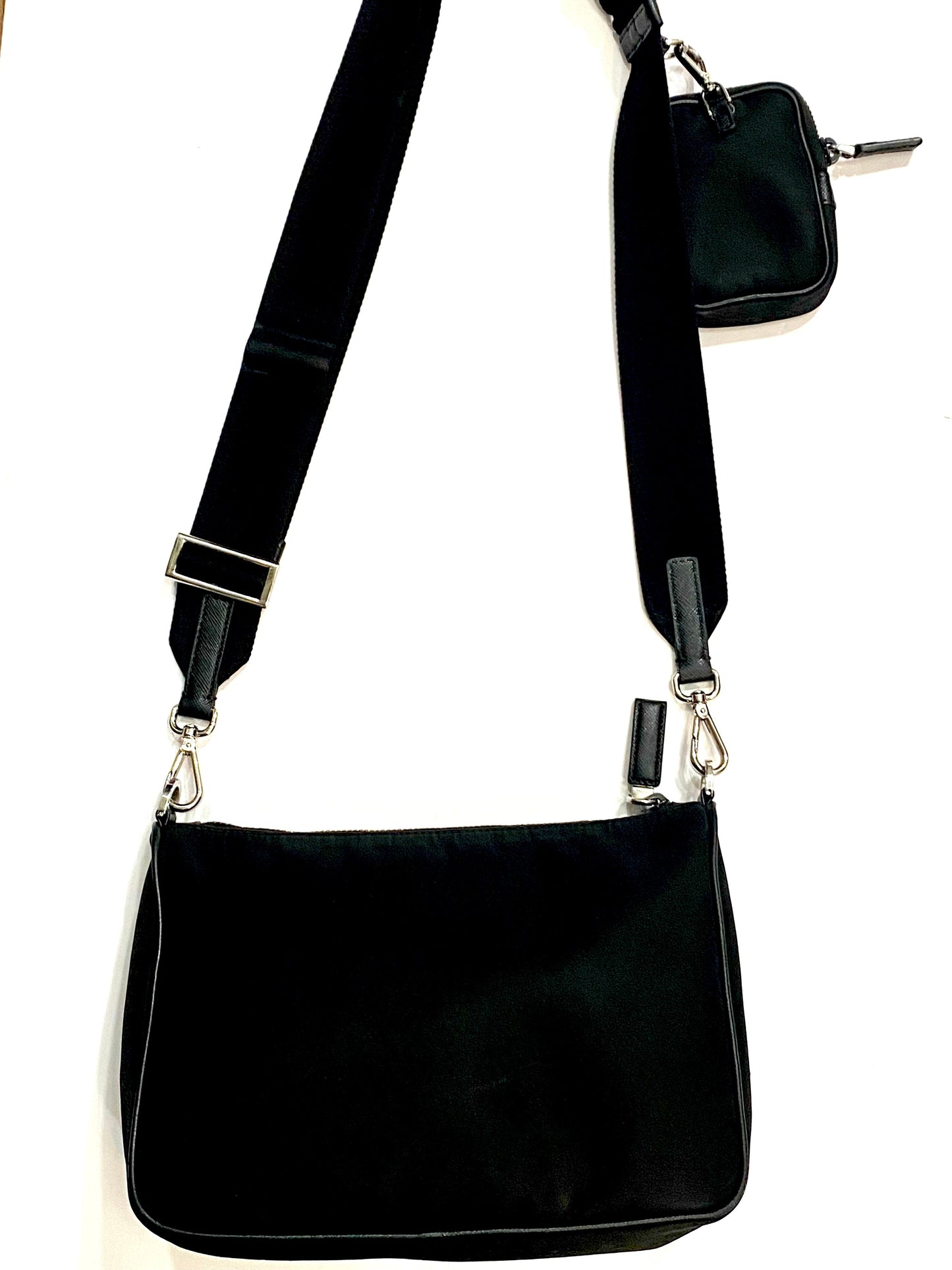 PRADA RE-EDITION SAFFIANO LEATHER SMALL CROSSBODY BAG