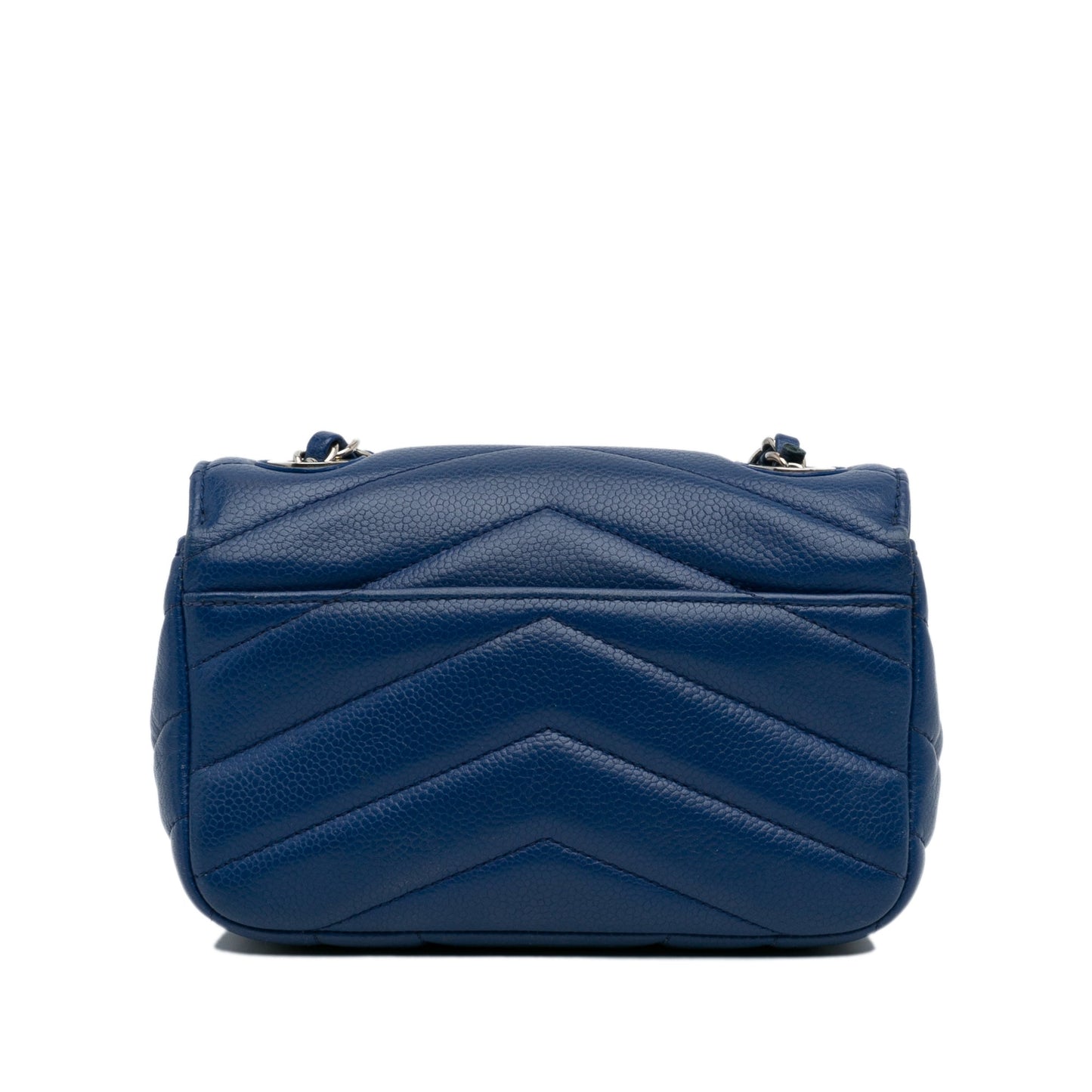 Chanel Mini Caviar Chevron Data Center Envelope Flap Bag