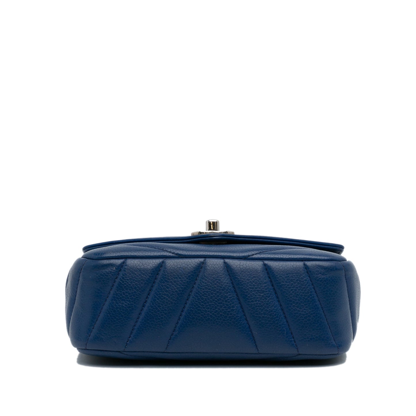 Chanel Mini Caviar Chevron Data Center Envelope Flap Bag
