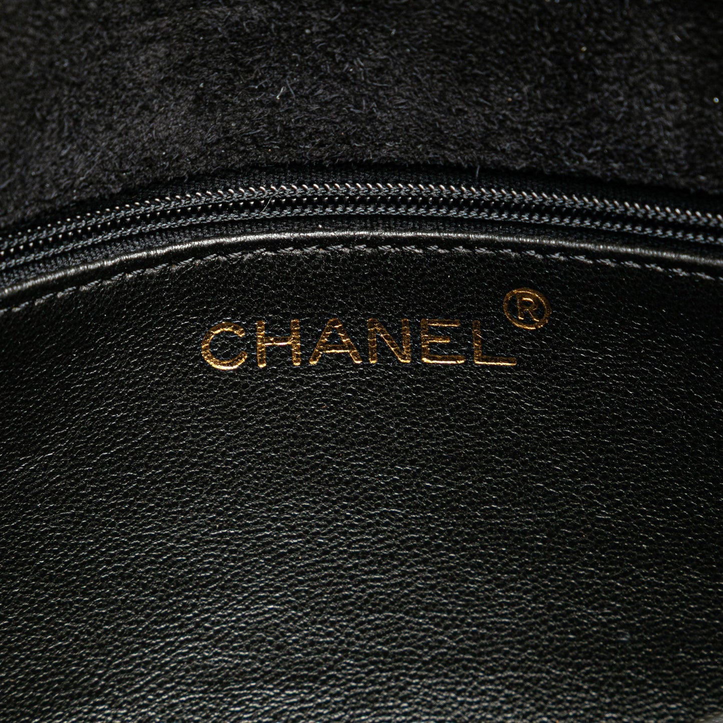 Chanel Cc Quilted Suede Shoulder Bag