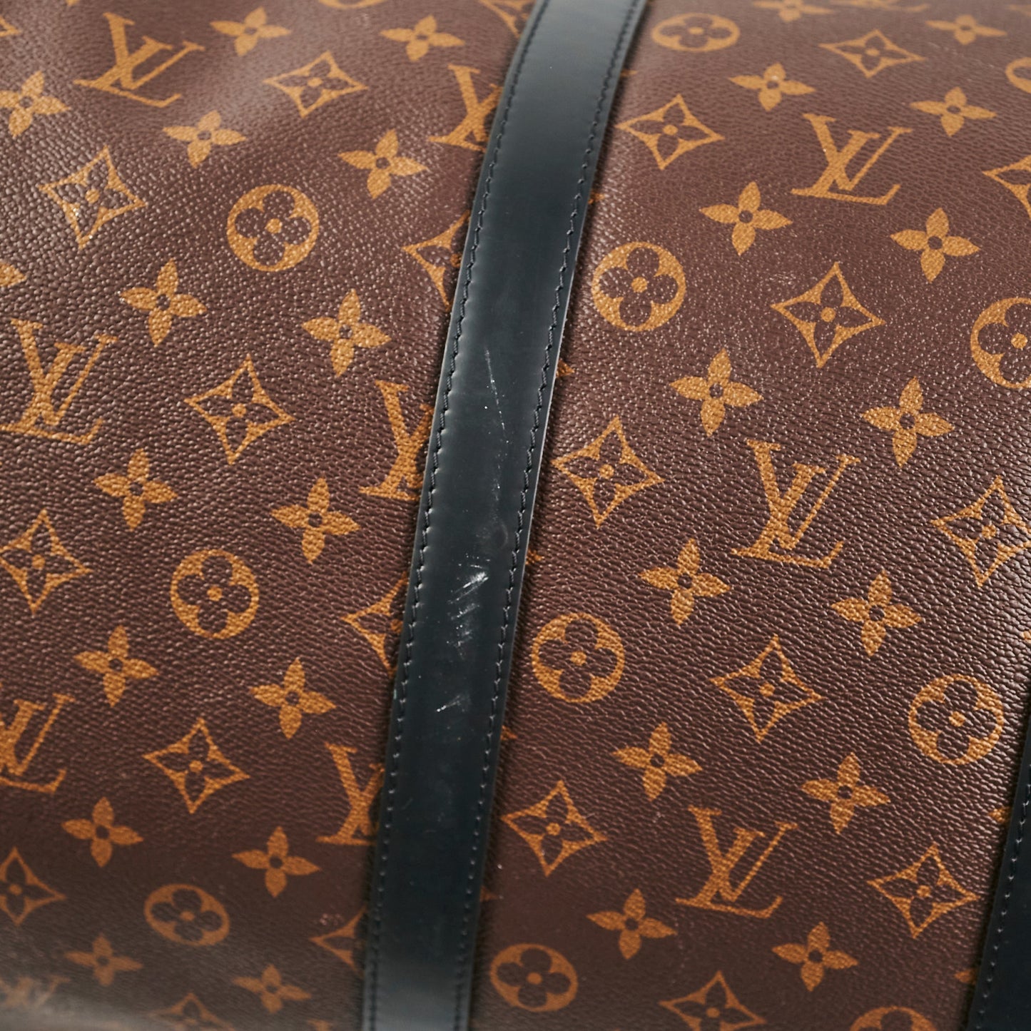 Louis Vuitton Keepall 55 Bandouli猫re Monogram Macassar