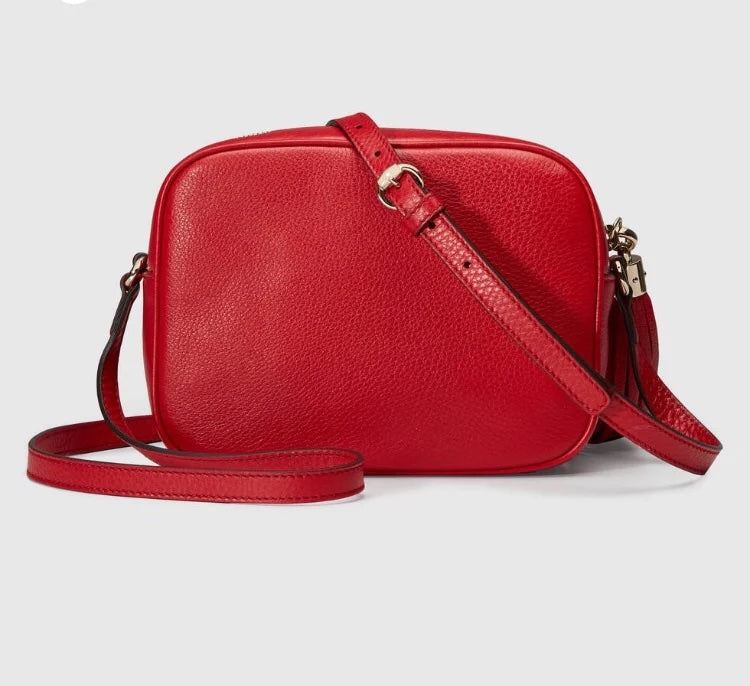 GUCCI PEBBLED CALFSKIN SMALL SOHO DISCO BAG