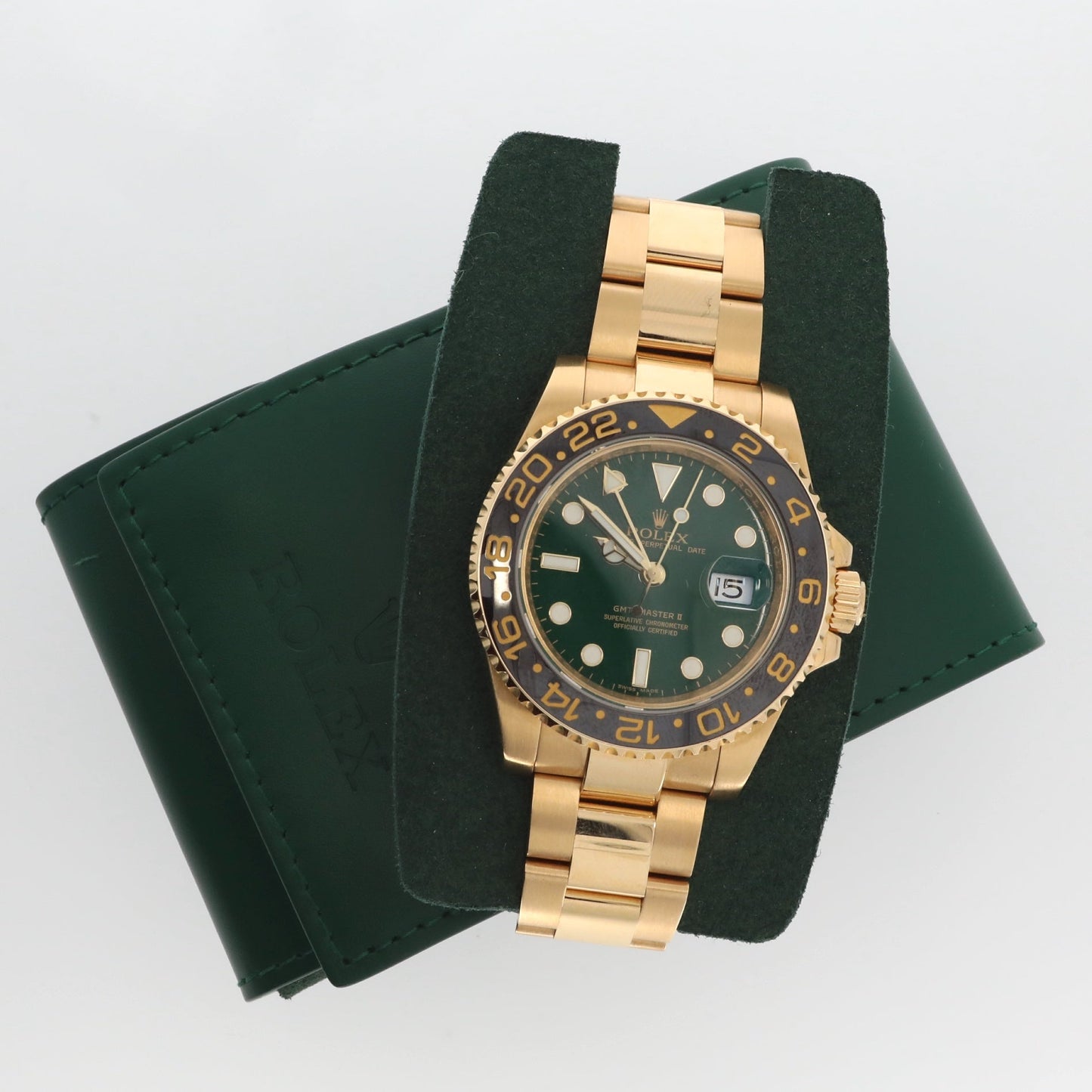 ROLEX GMT Master II [50th anniversary], 750 gold wristwatch