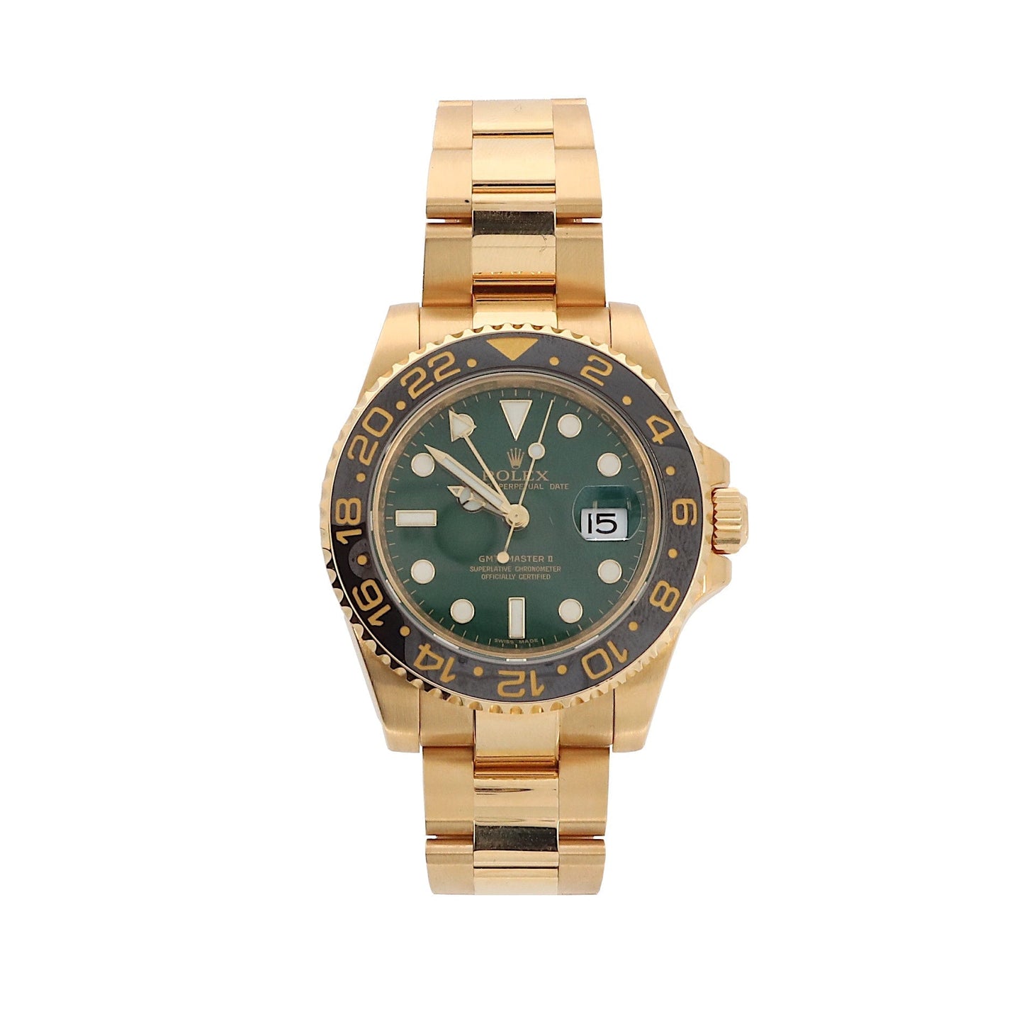 ROLEX GMT Master II [50th anniversary], 750 gold wristwatch