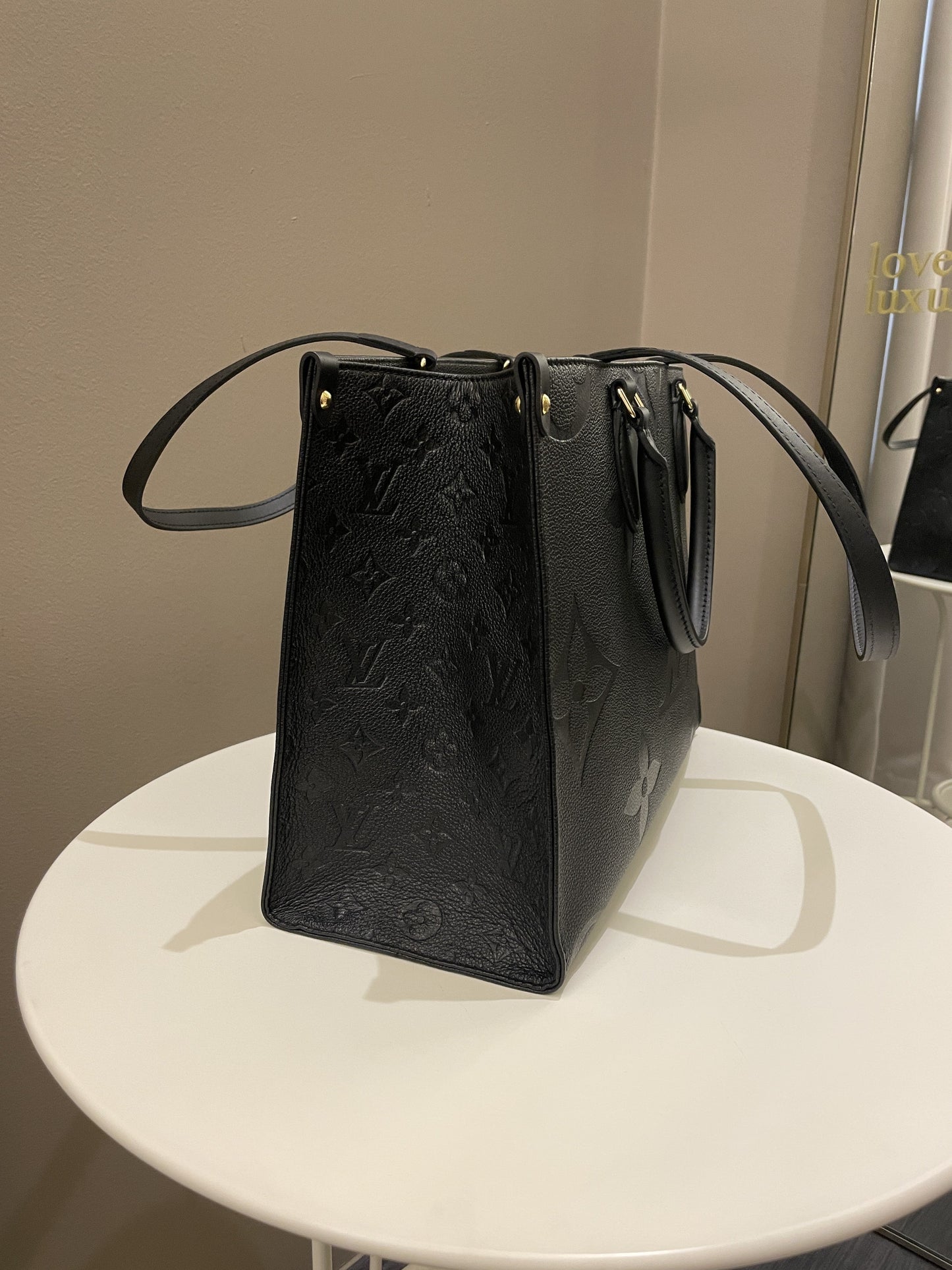 Louis Vuitton OnTheGo MM Black Empreinte