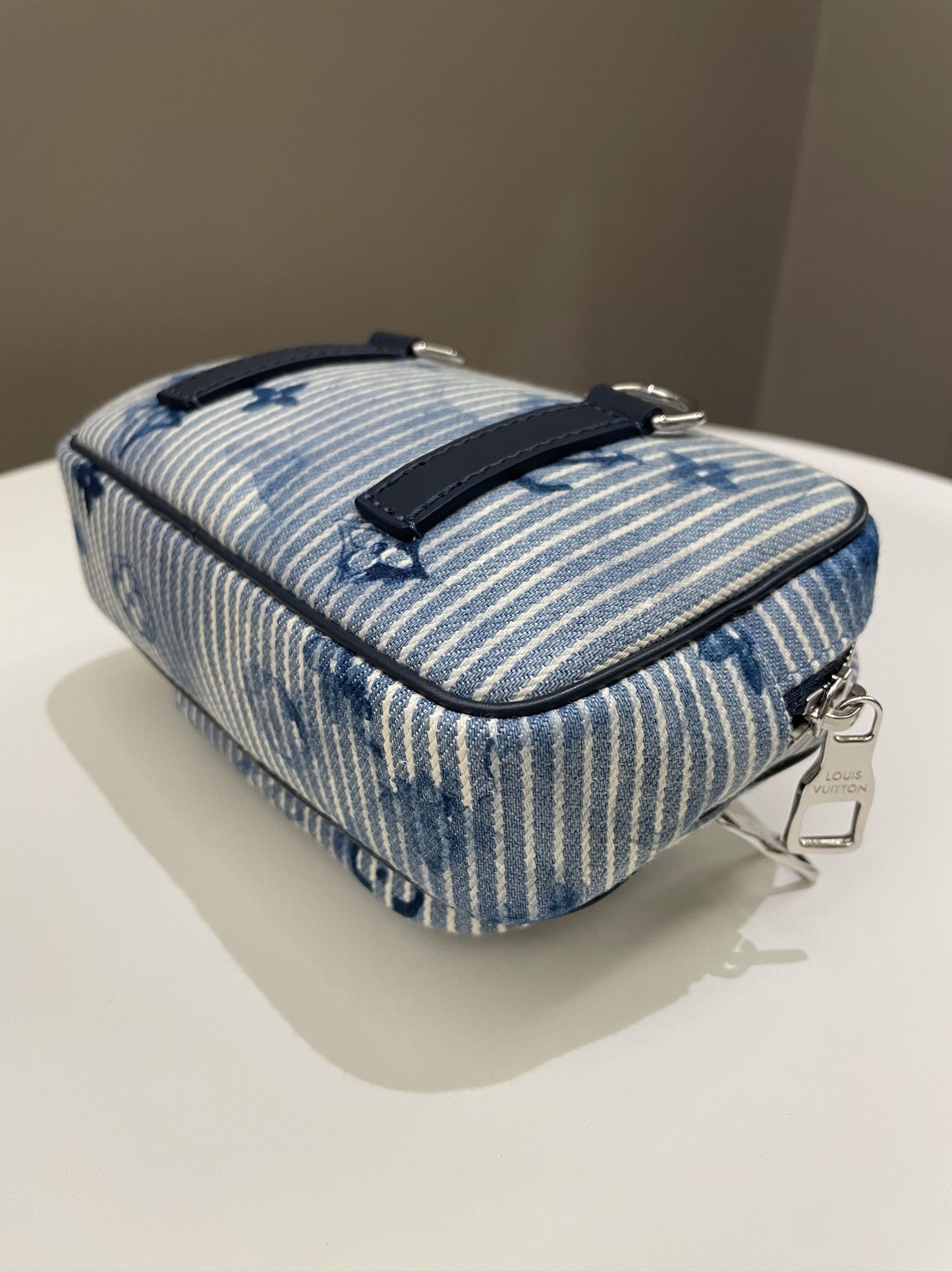 Louis Vuitton Outdoor Pouch Hickory Stripes Denim Watercolor