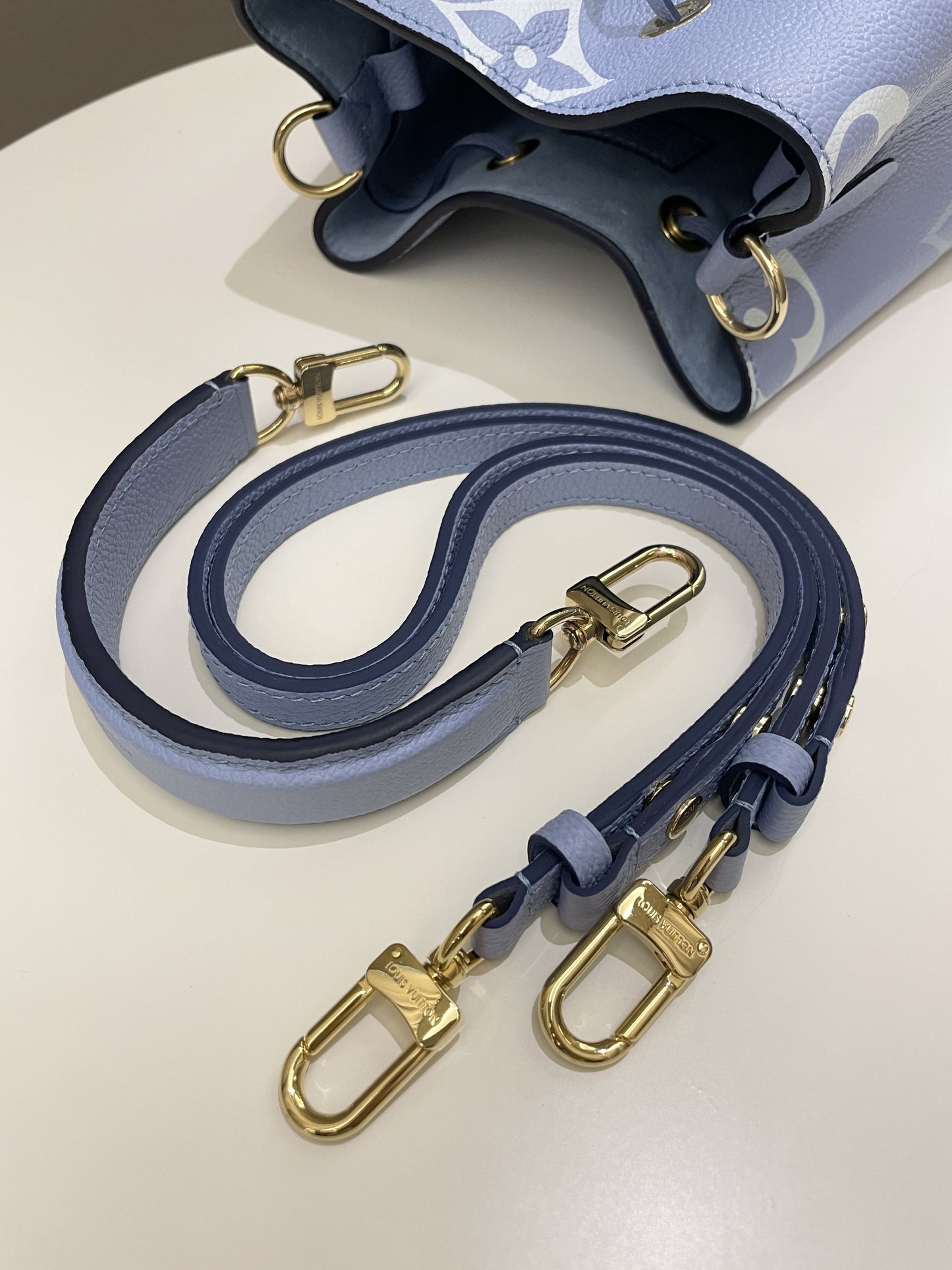 Louis Vuitton Neonoe BB By The Pool Summer Blue Empreinte